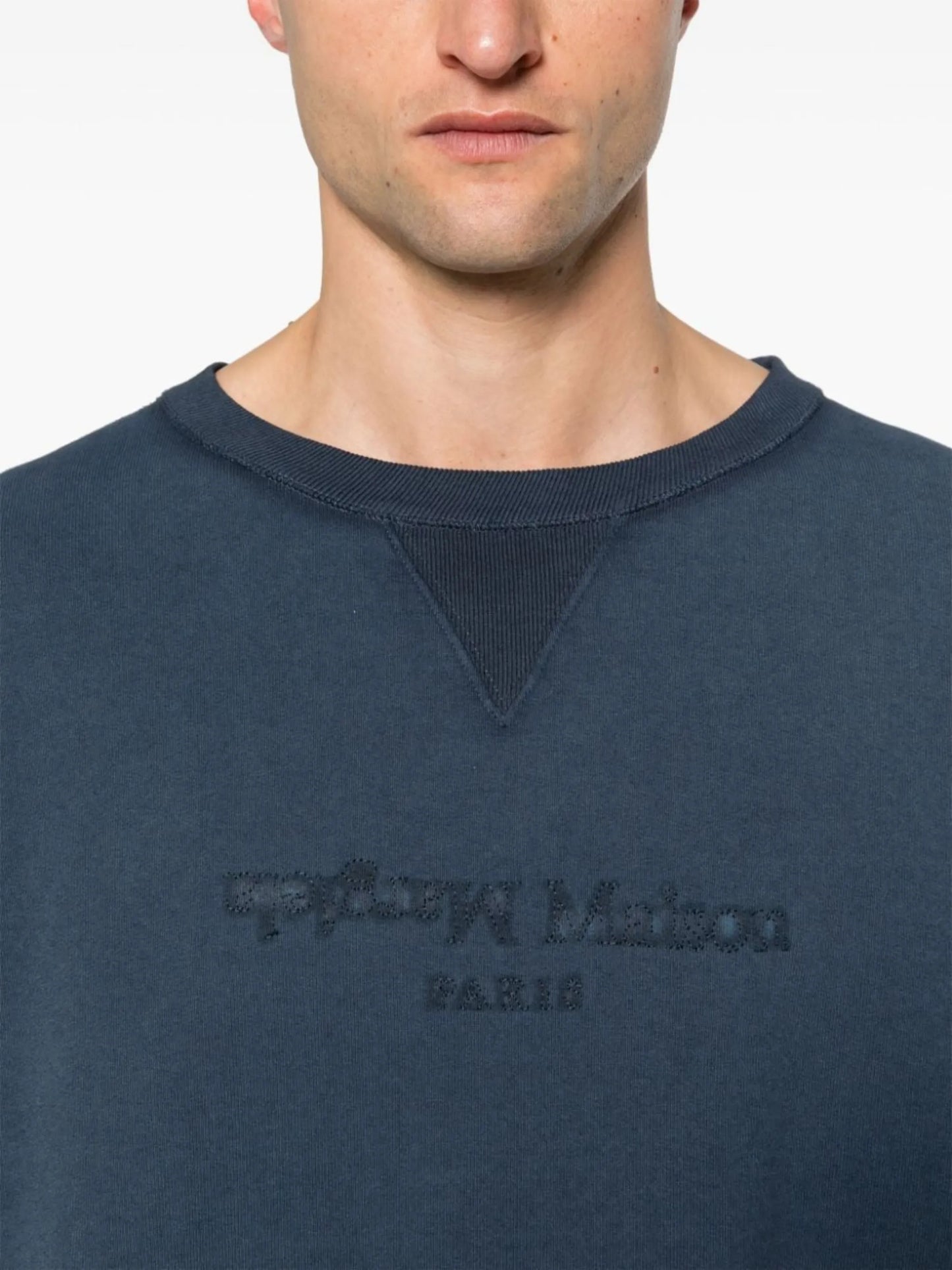 Reverse cotton sweatshirt