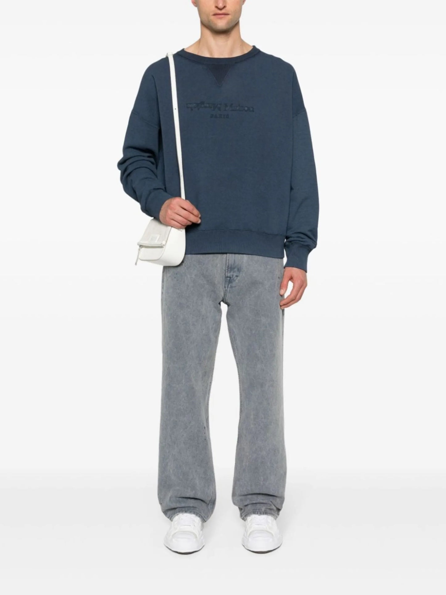 Reverse cotton sweatshirt
