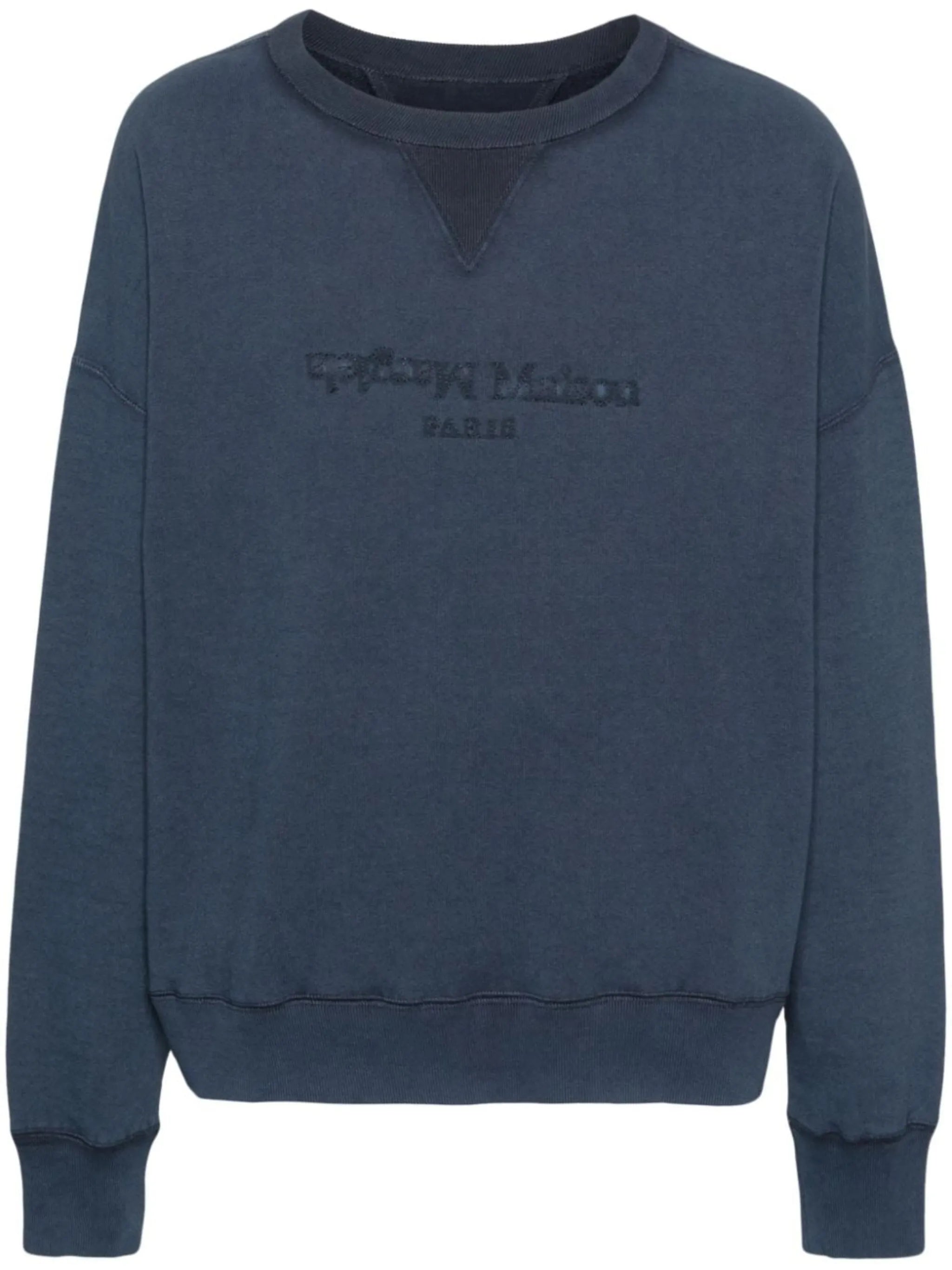 Reverse cotton sweatshirt