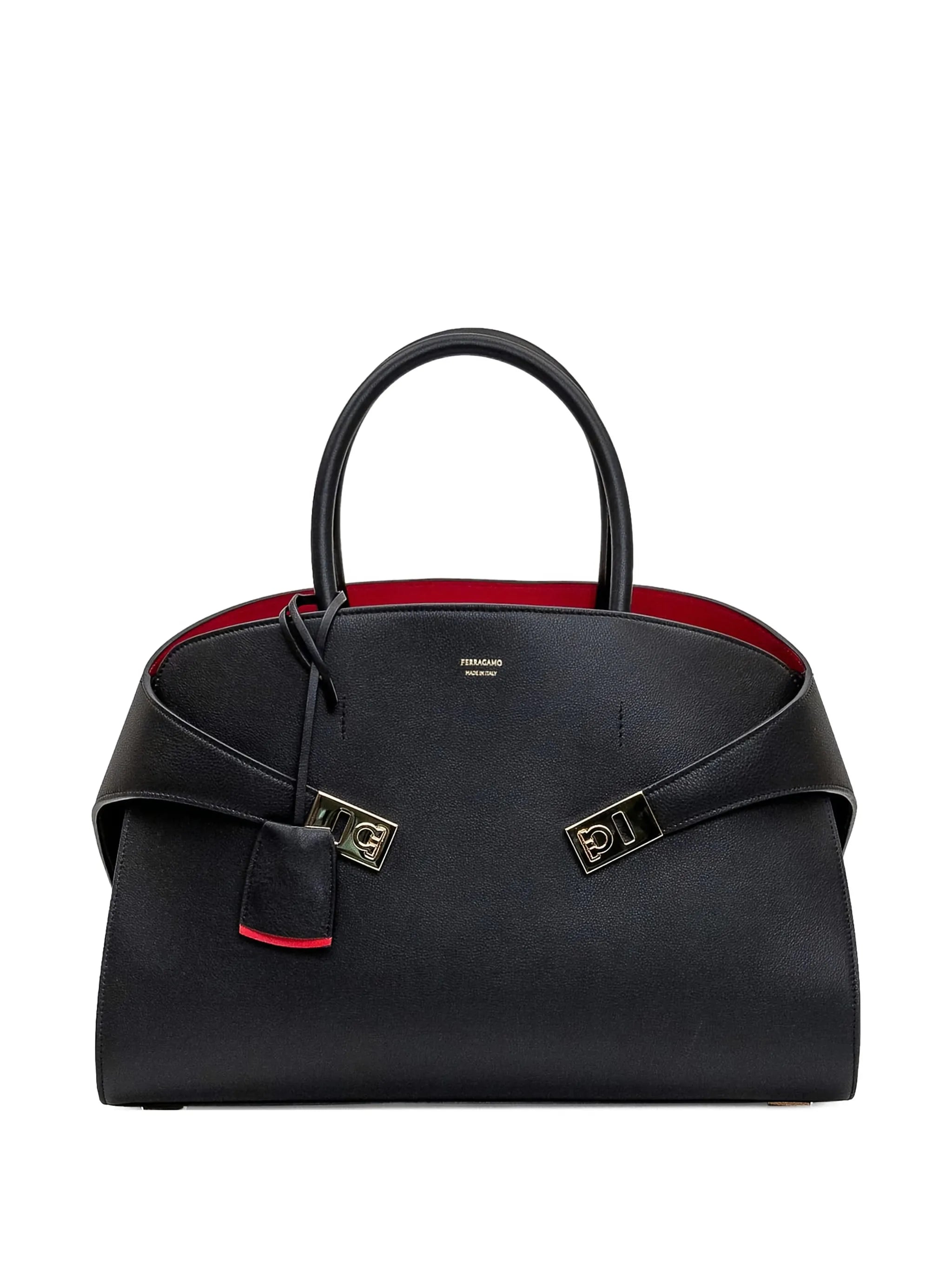 medium Hug leather tote bag