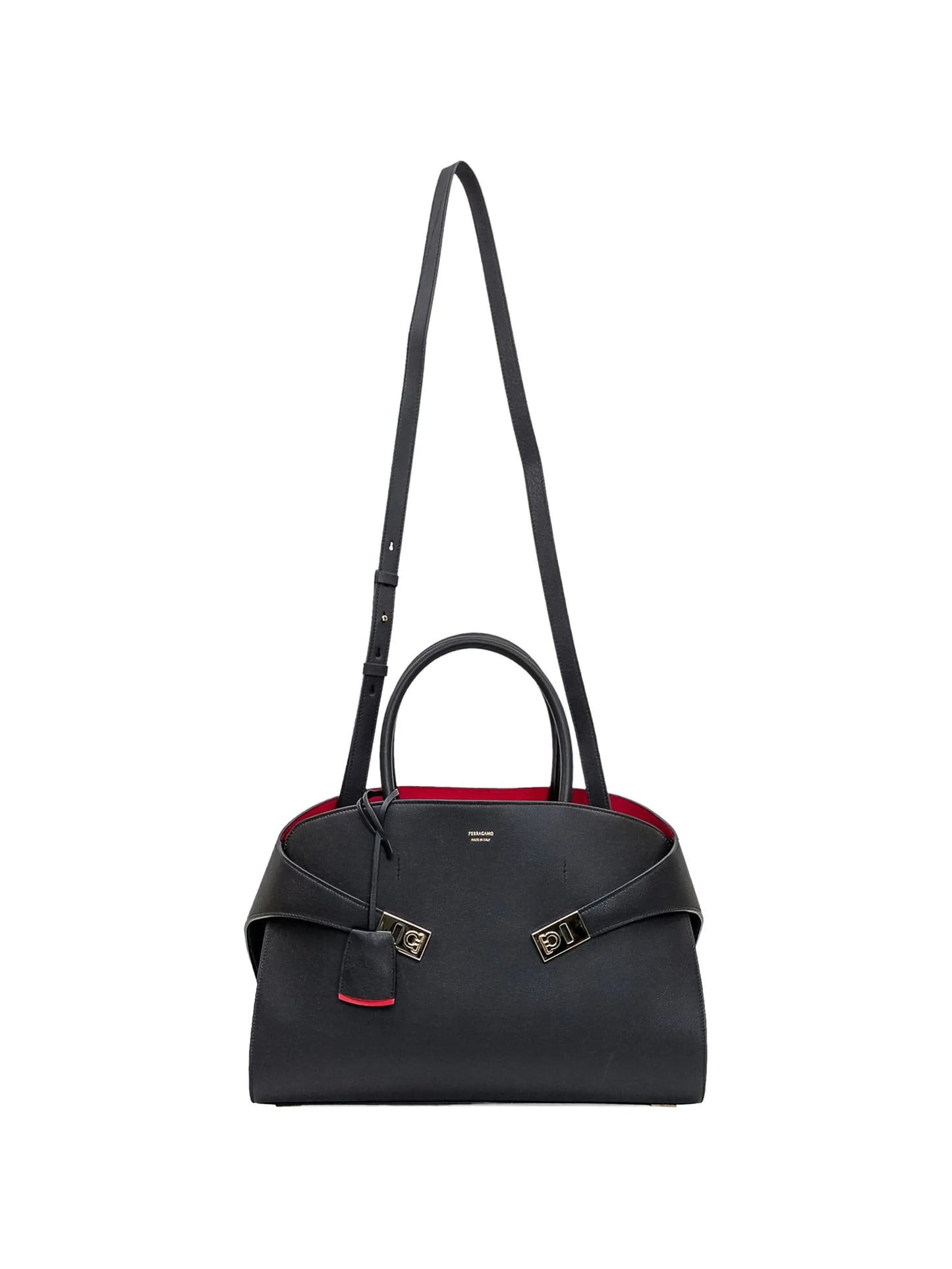 medium Hug leather tote bag