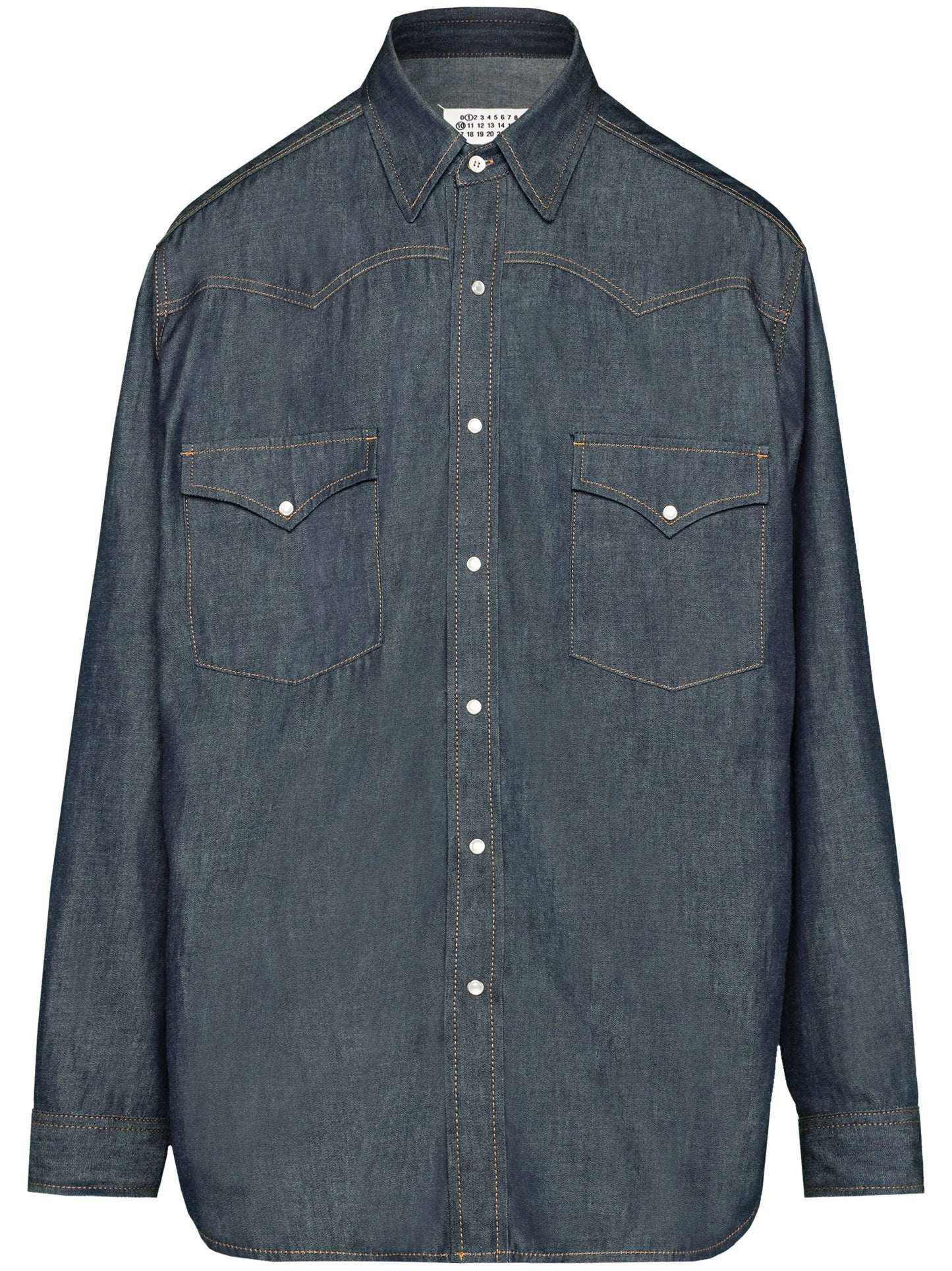 long-sleeve denim shirt