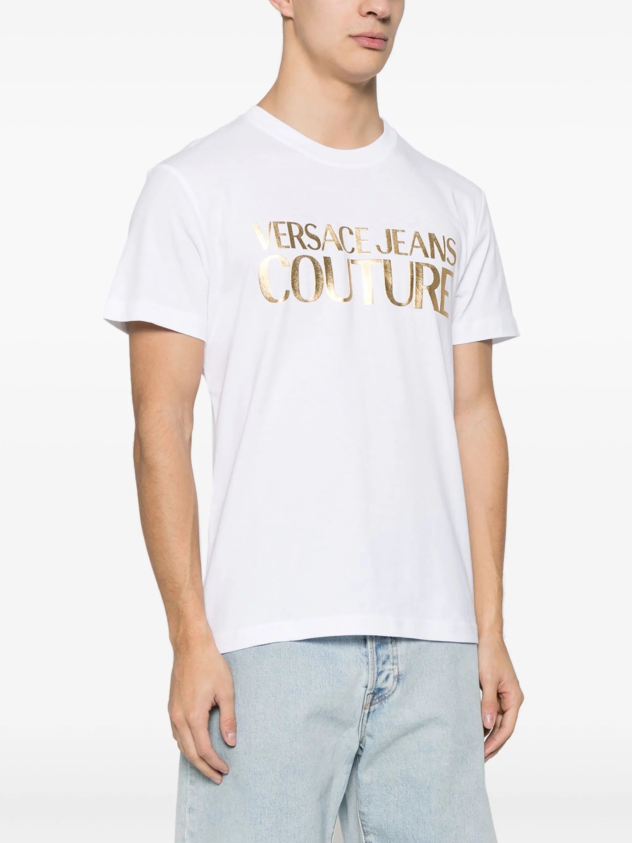barocco-print cotton T-shirt