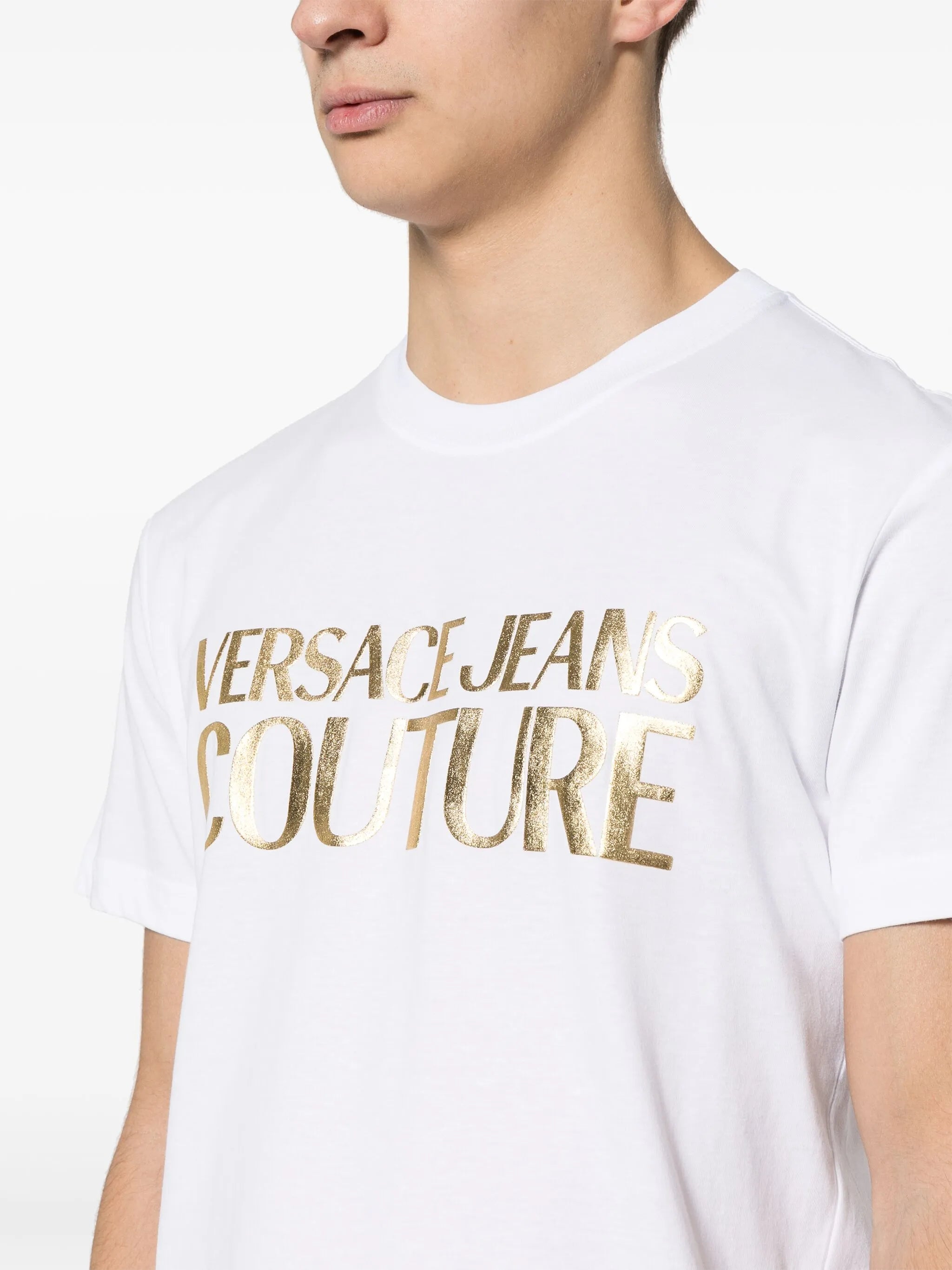 barocco-print cotton T-shirt