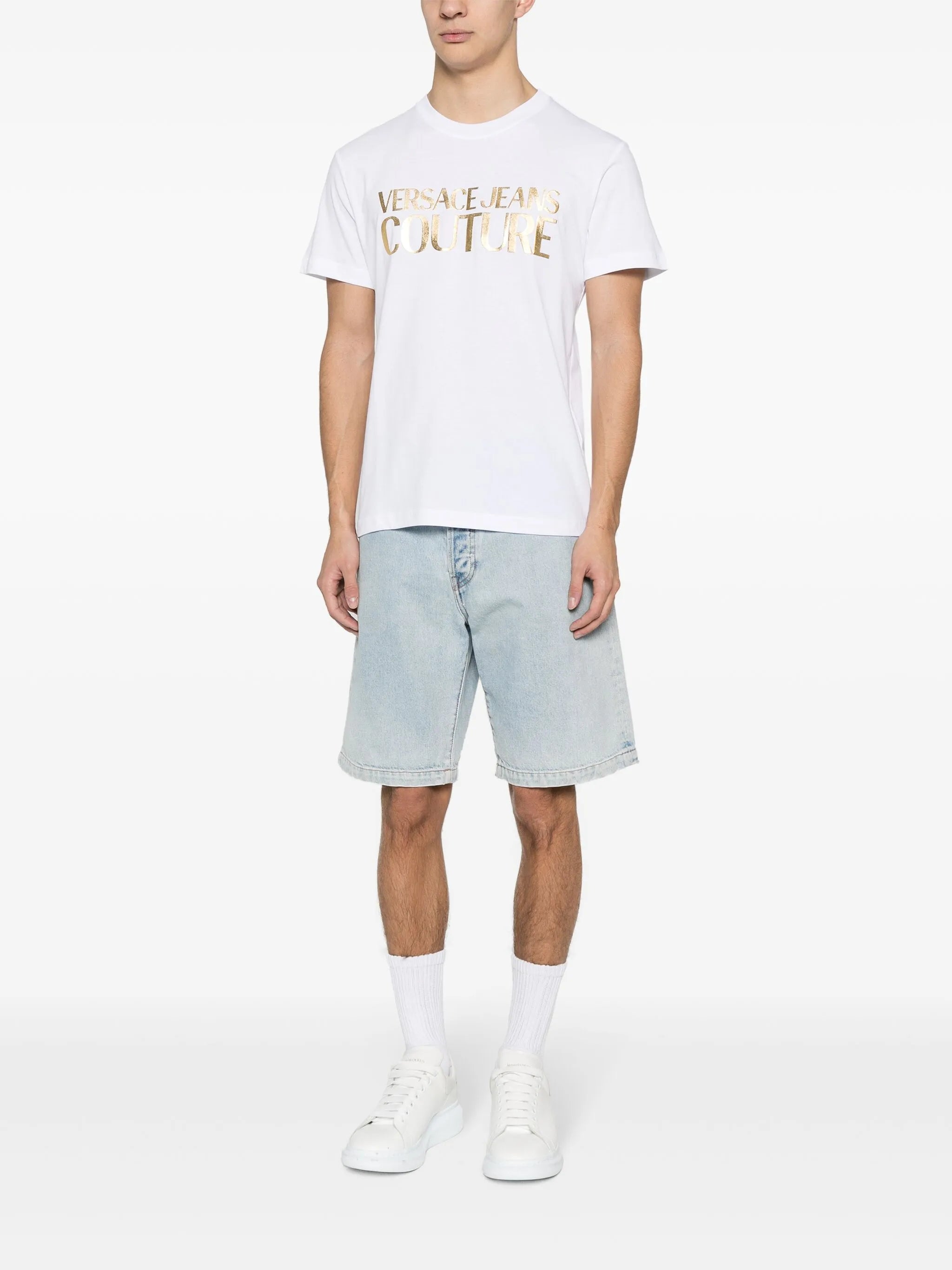 barocco-print cotton T-shirt