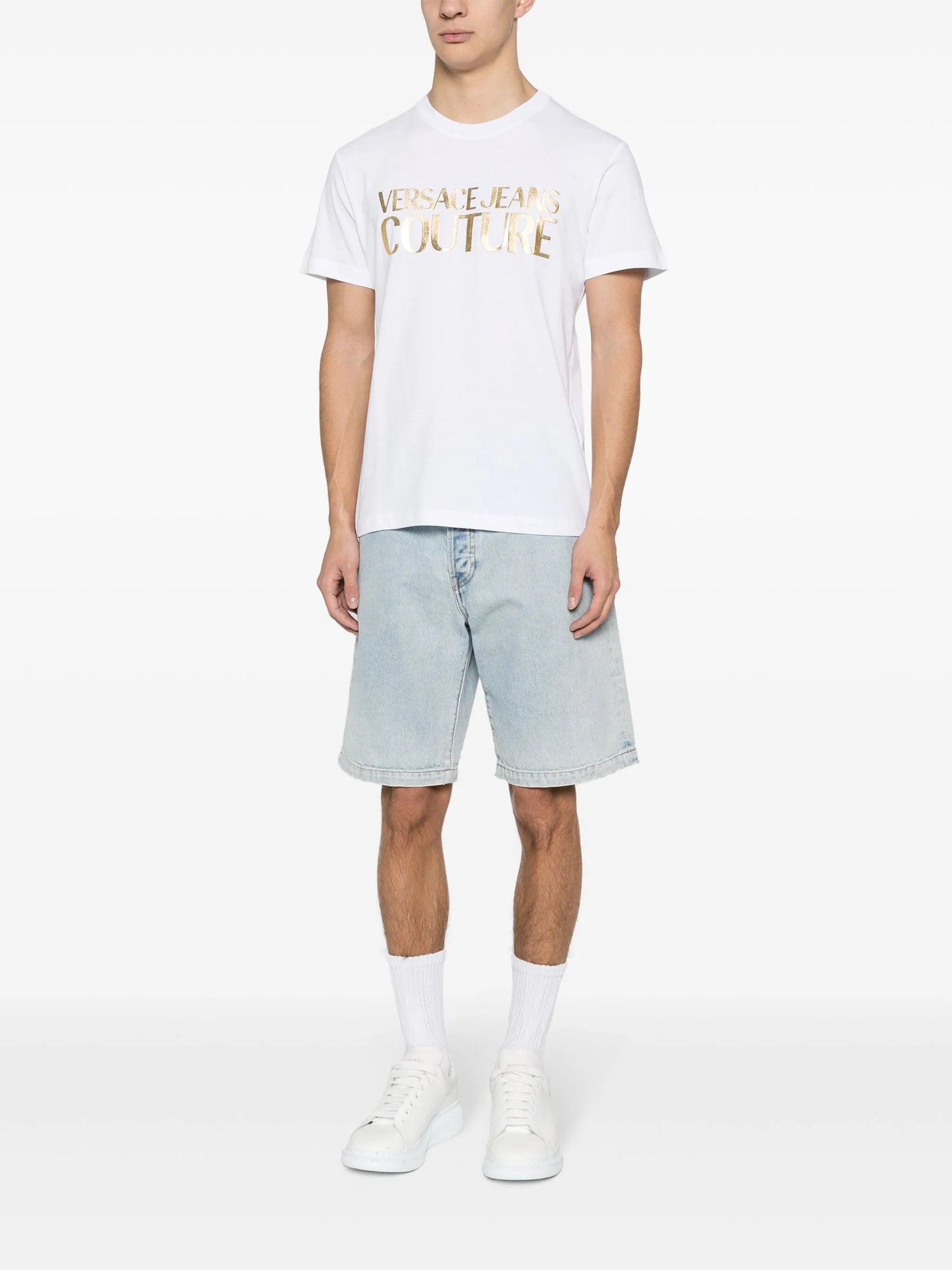 barocco-print cotton T-shirt