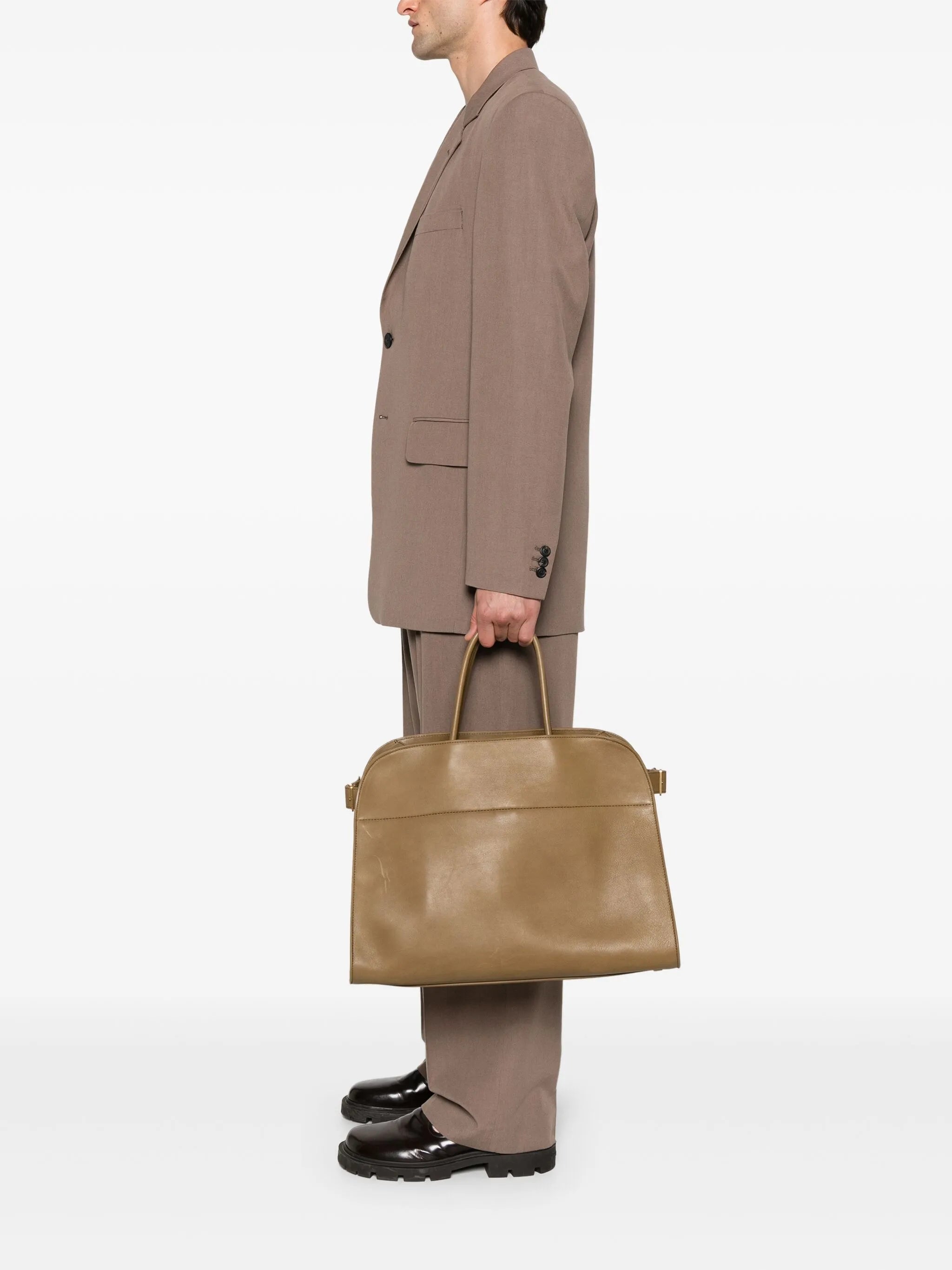 Margaux leather tote bag