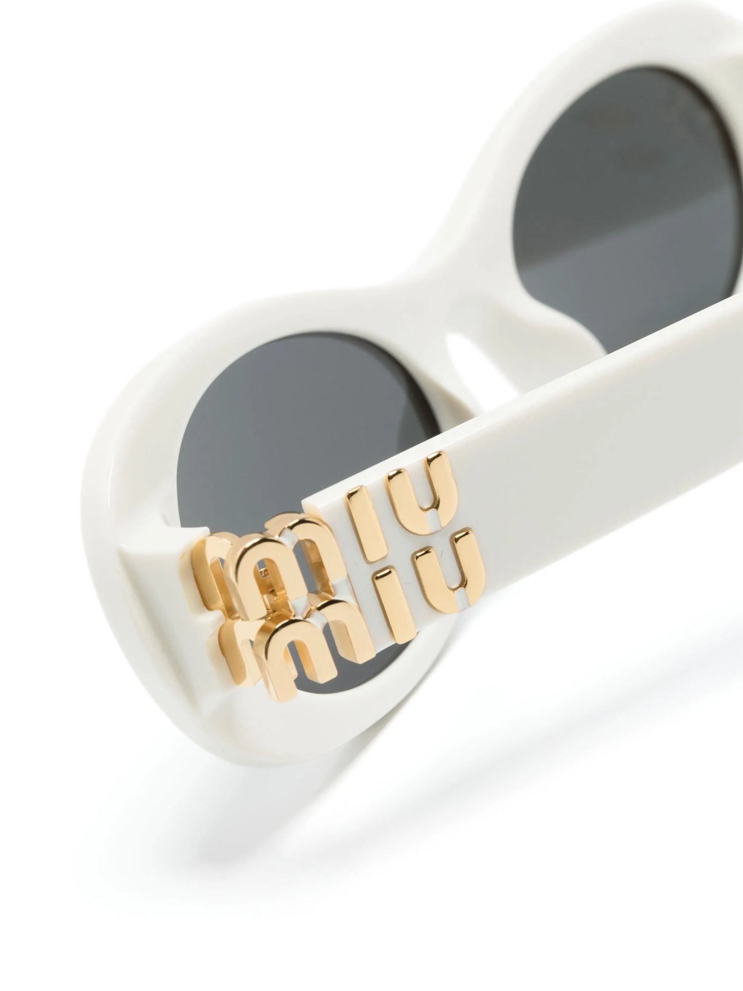 Miu Glimpse oval-frame sunglasses