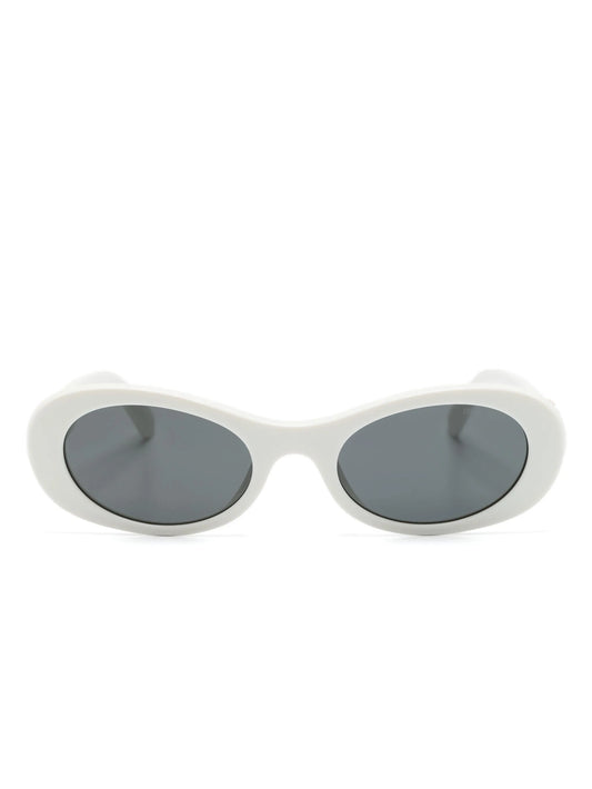 oval logo-detail sunglasses