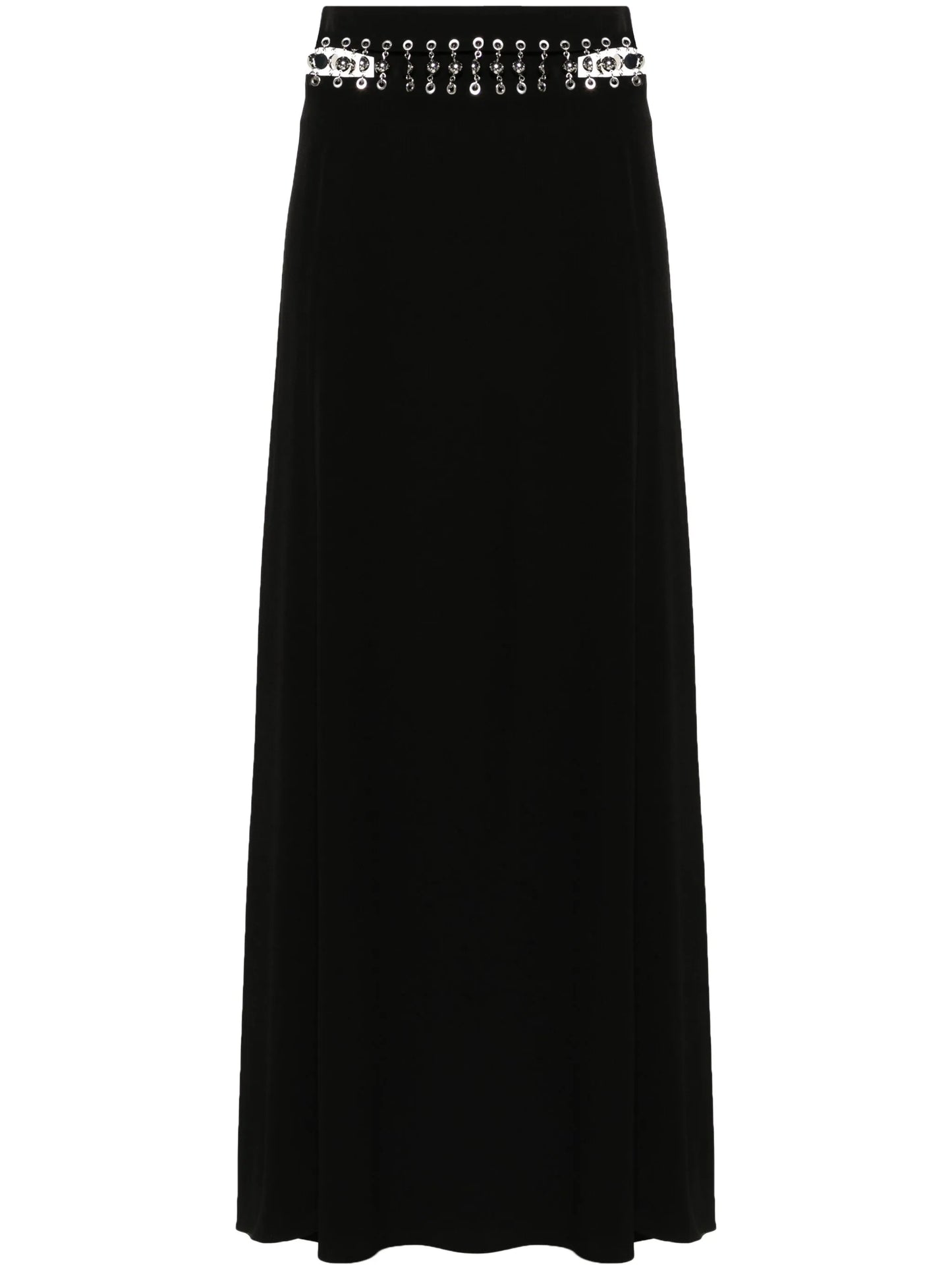 high-waist maxi skirt