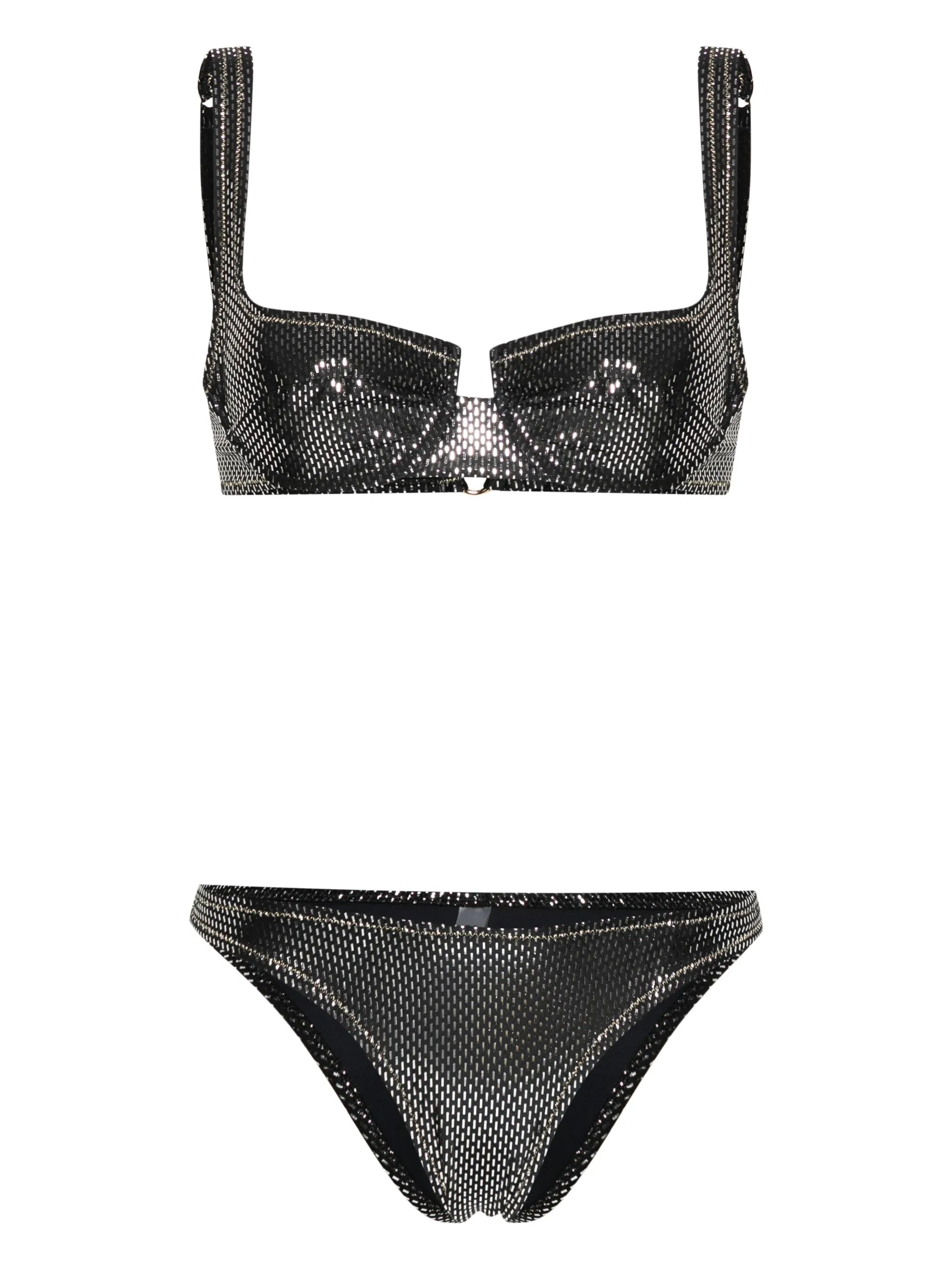 Brigitte lamé bikini