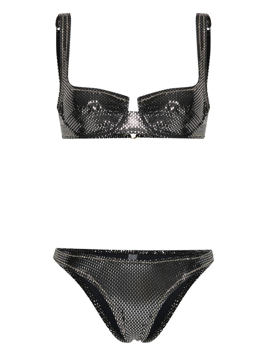 Brigitte lamé bikini