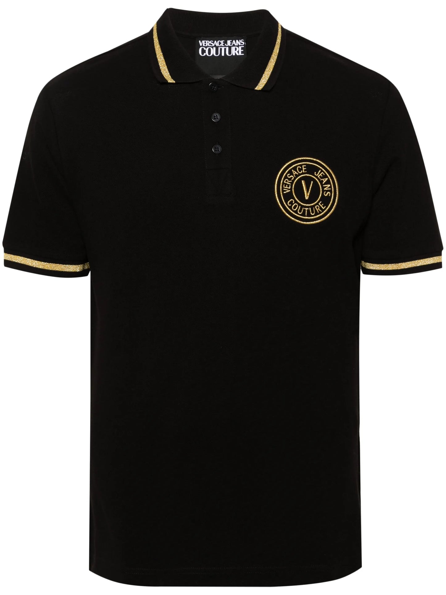 logo-embroidered polo shirt