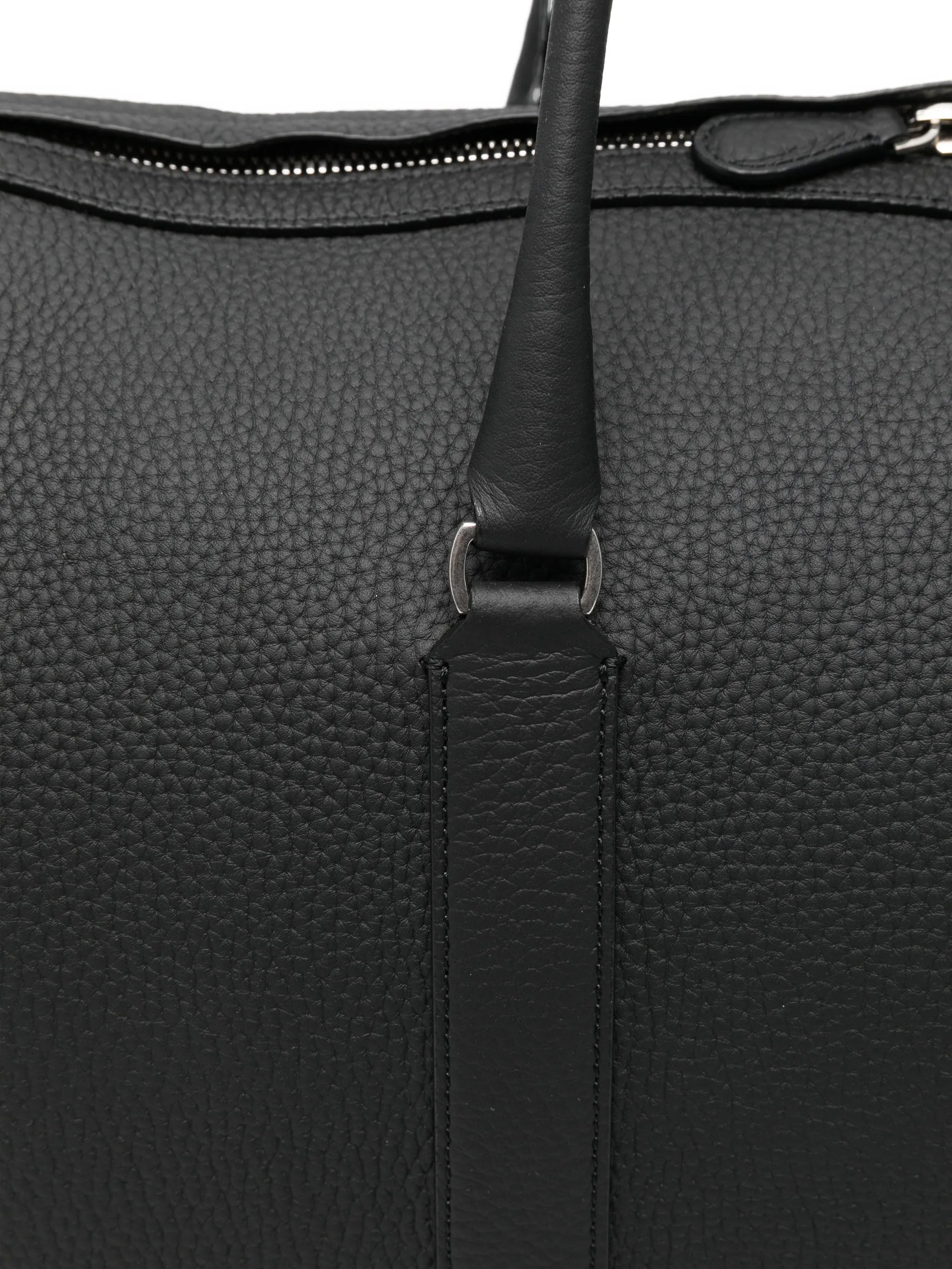 Iowa leather luggage bag