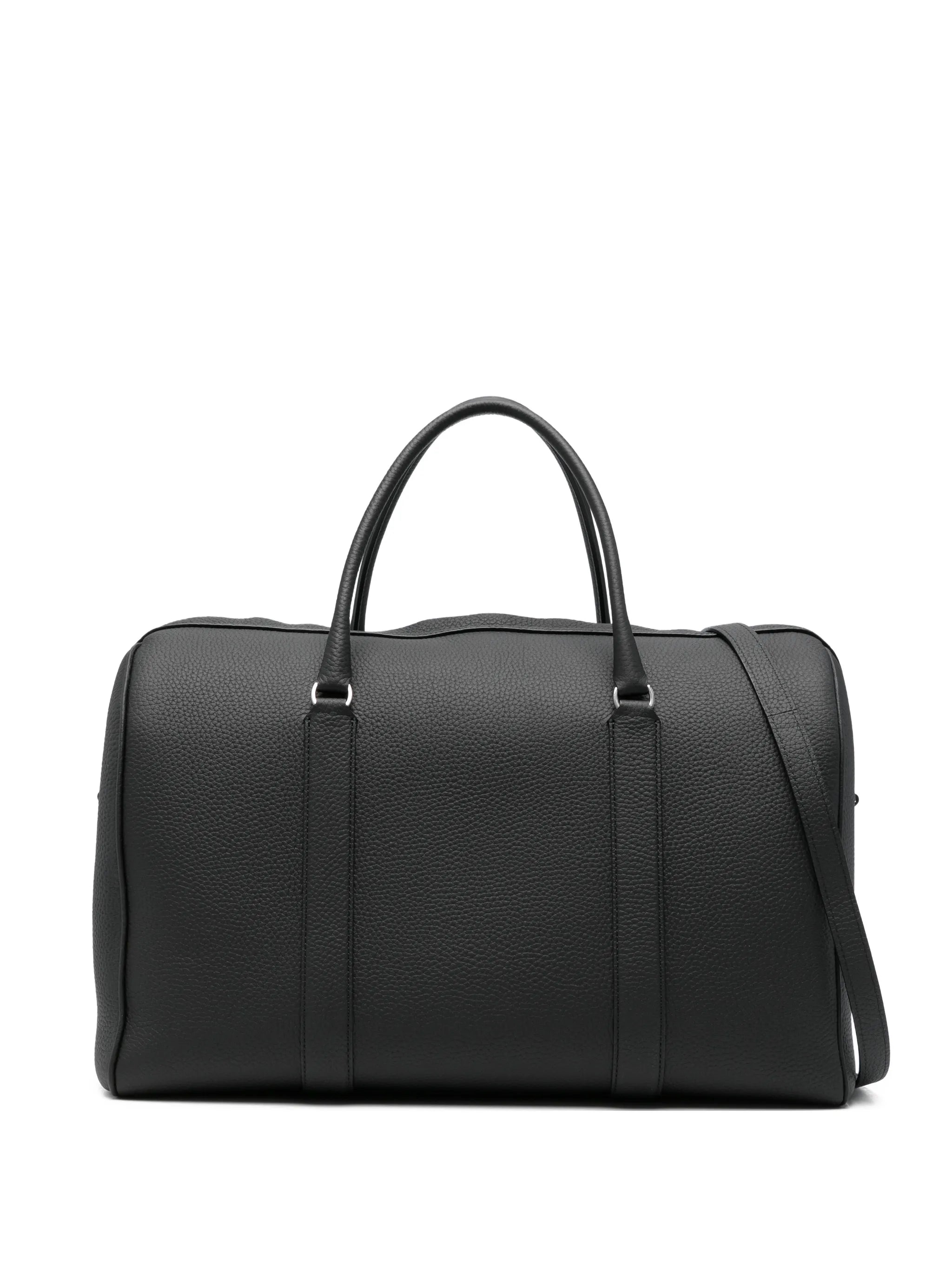 Iowa leather luggage bag
