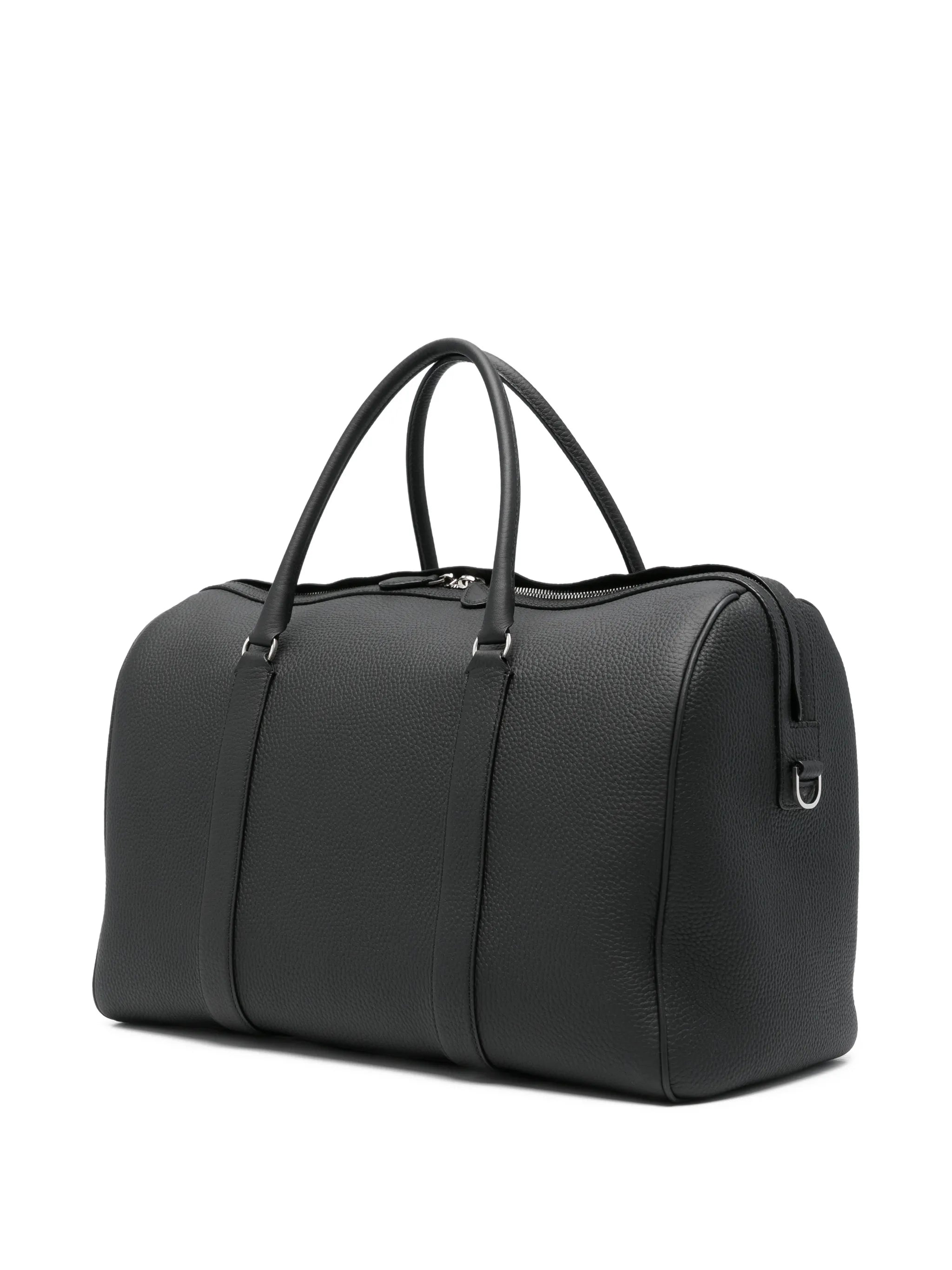 Iowa leather luggage bag