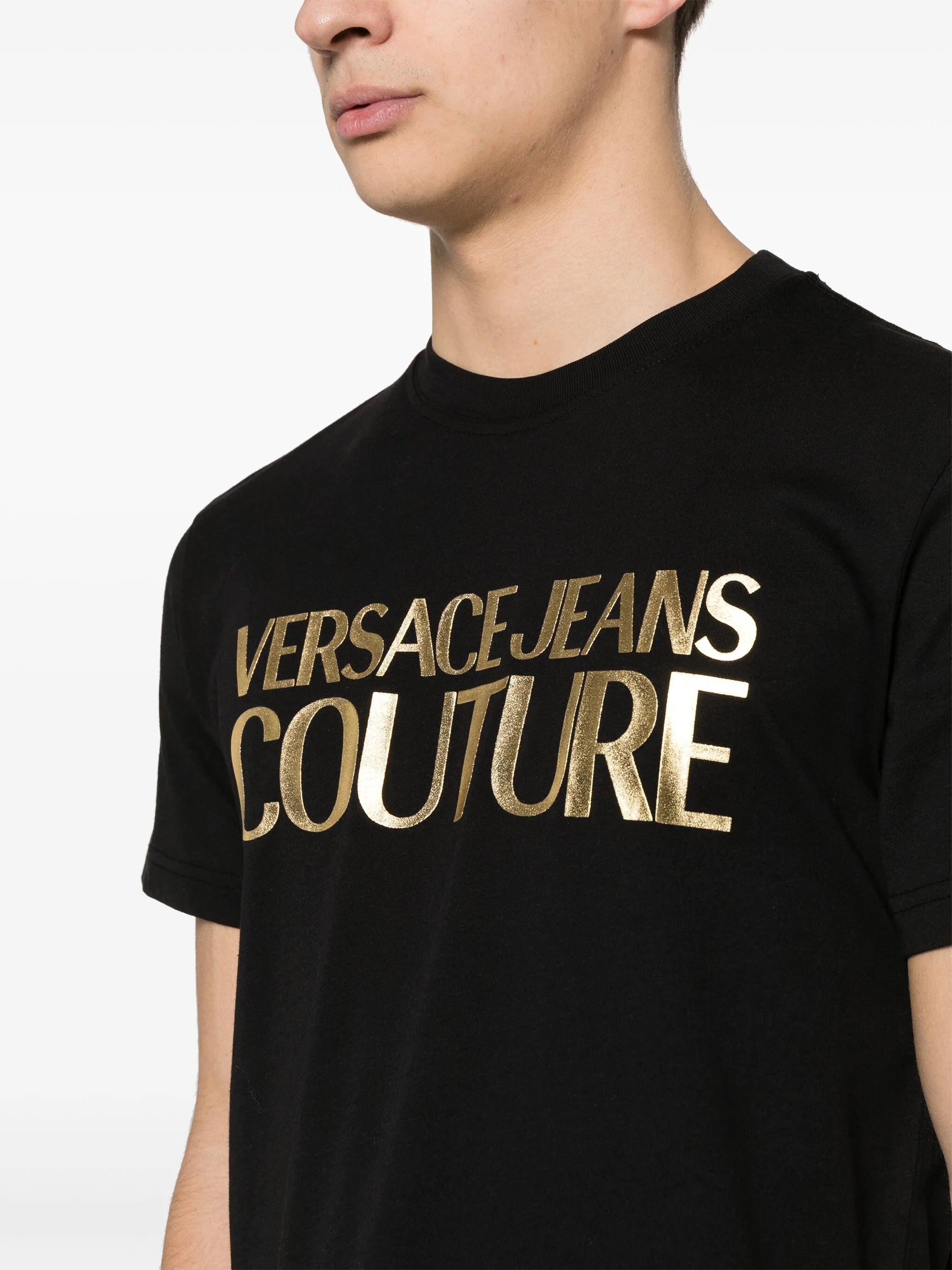 logo-print cotton T-shirt
