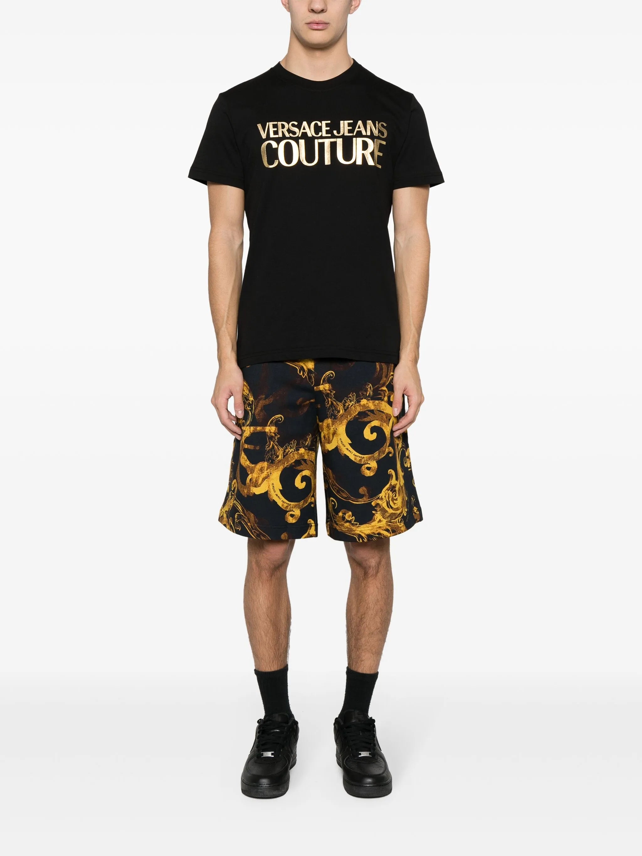 logo-print cotton T-shirt