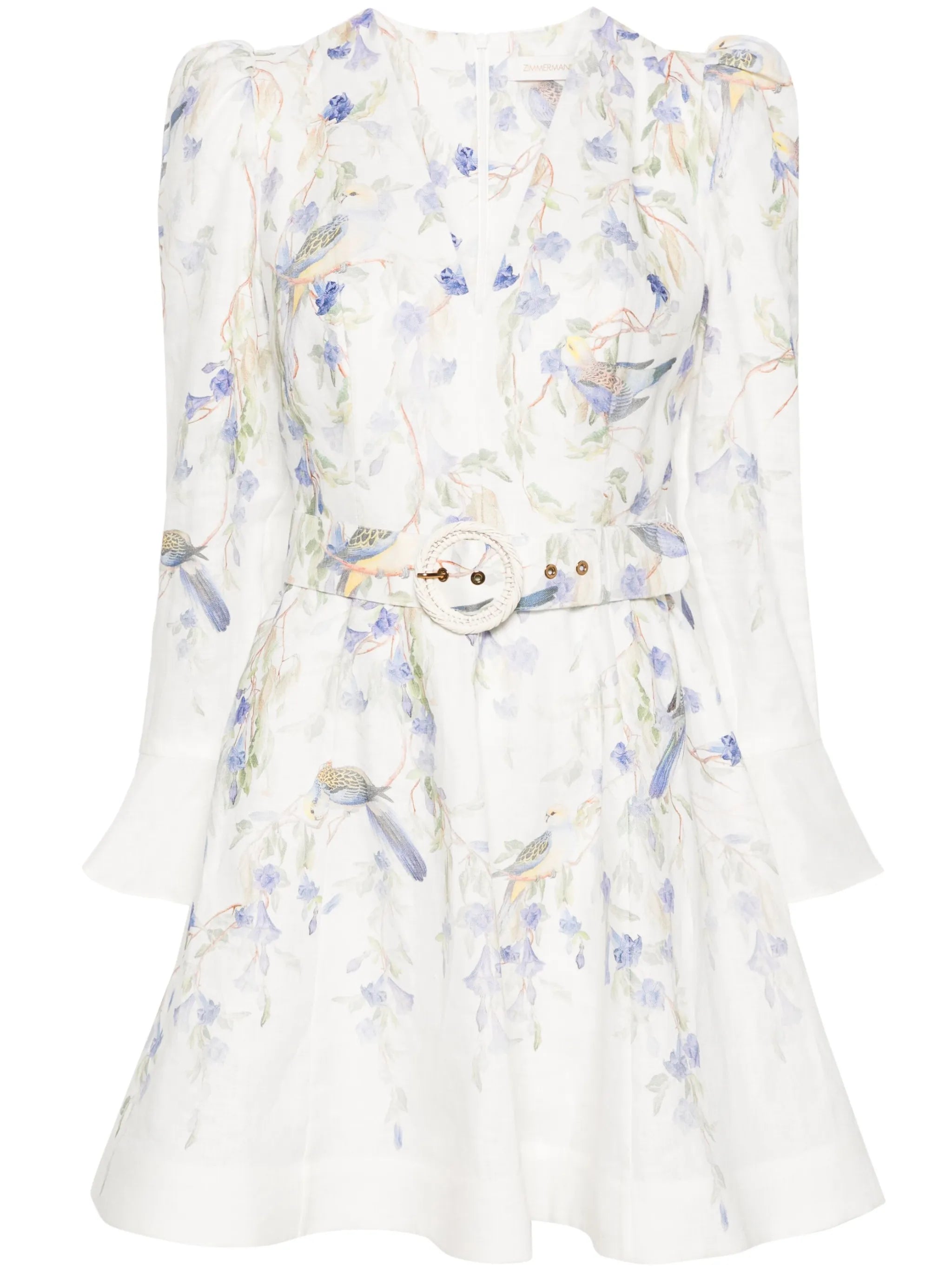 Natura belted minidress