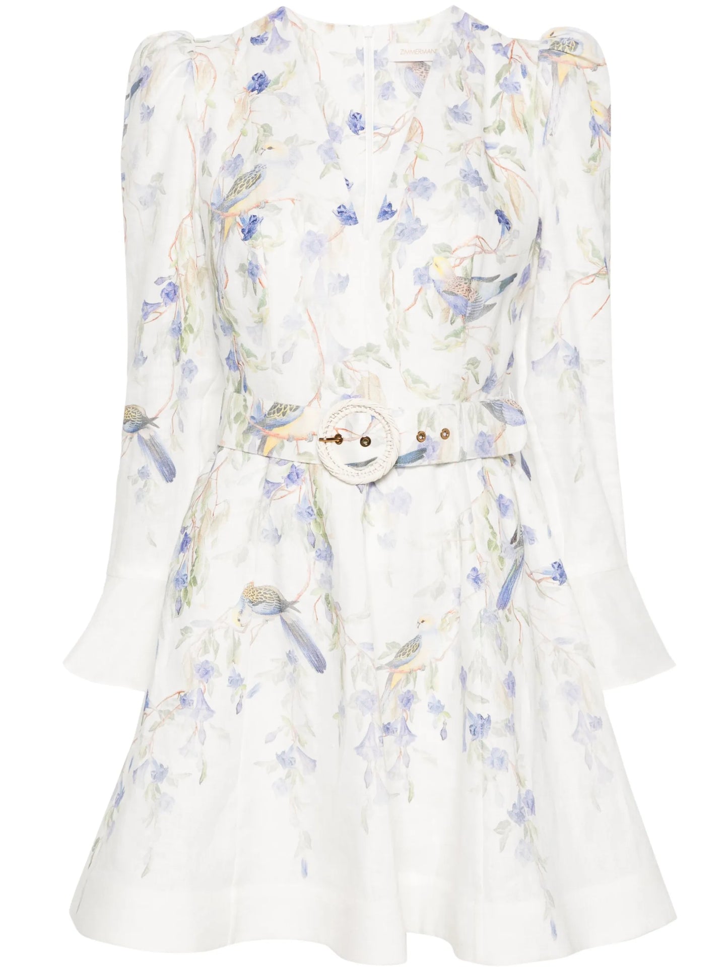 Natura belted minidress