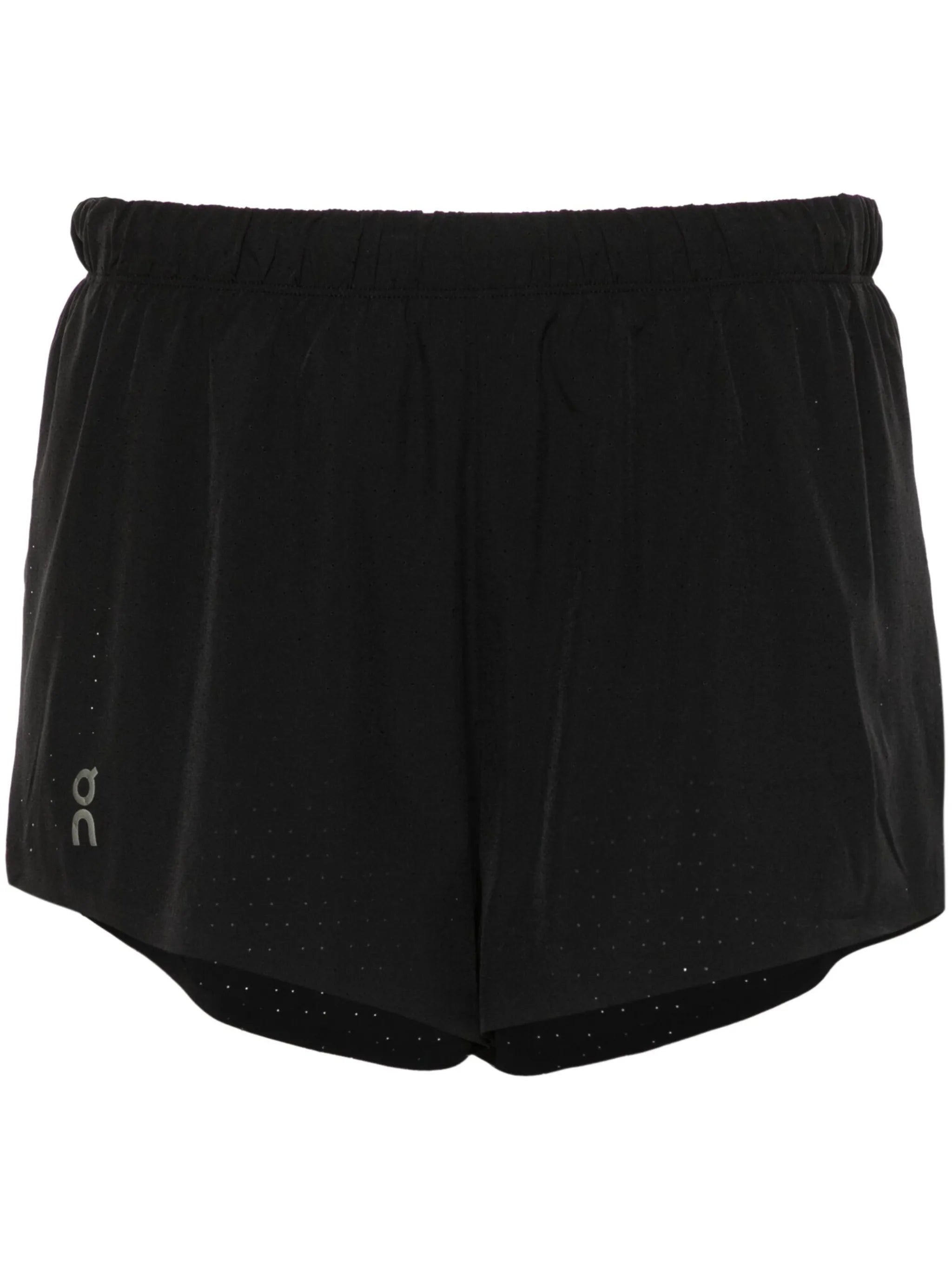 logo-print shorts