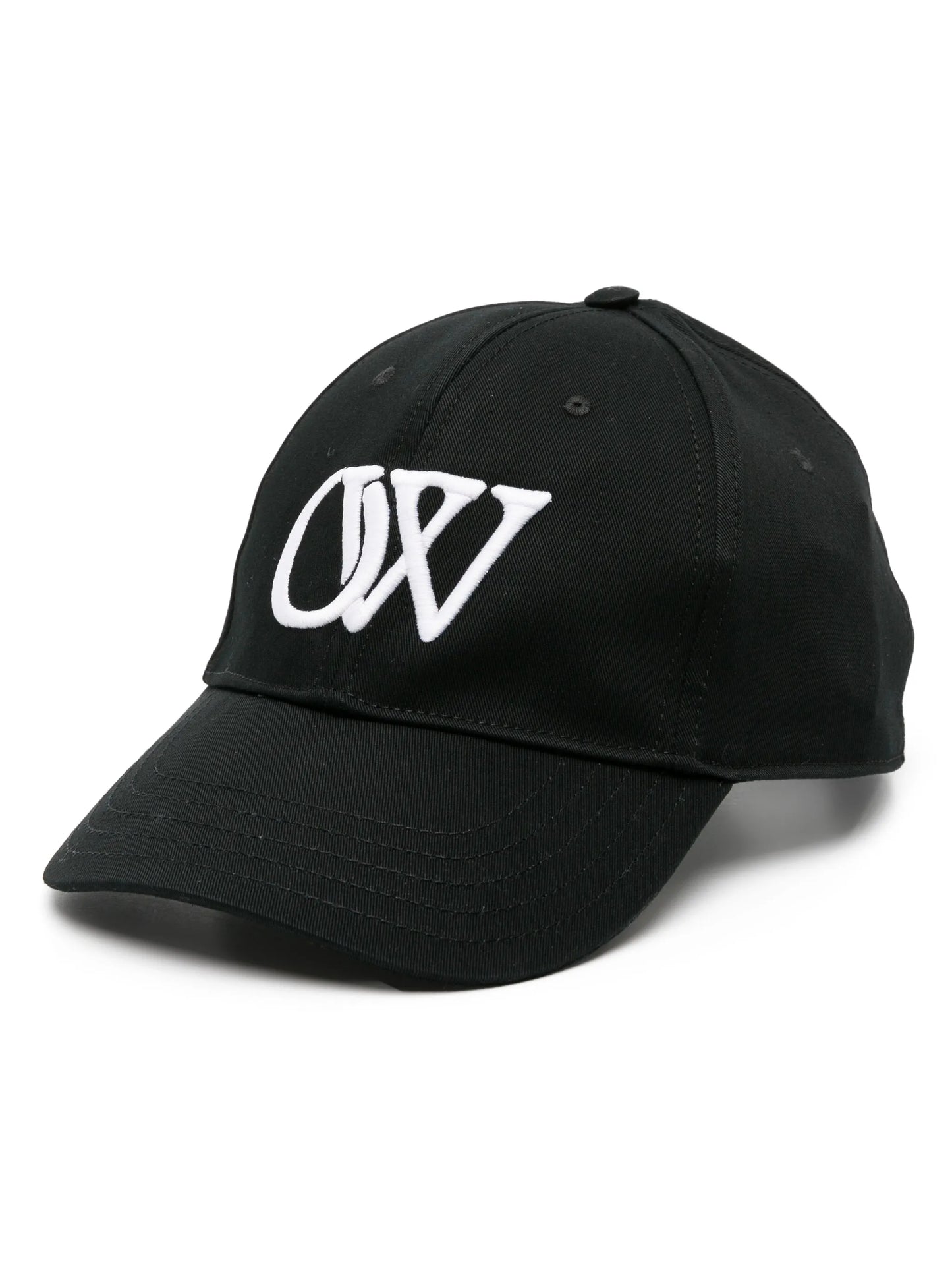 logo-embroidered cotton baseball cap