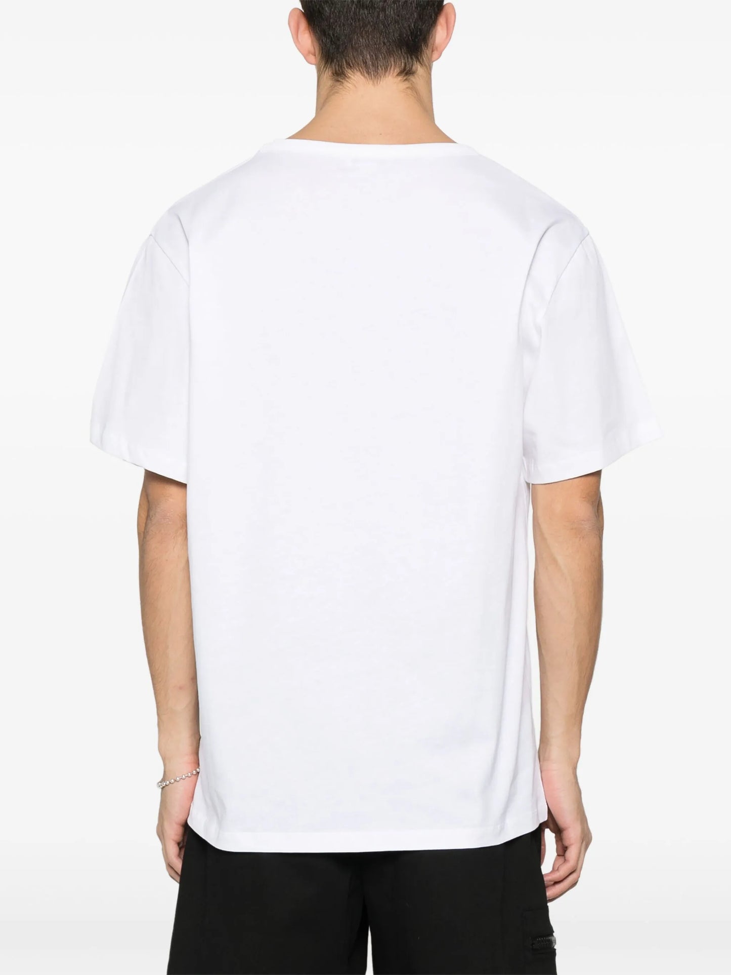 skull-print T-shirt