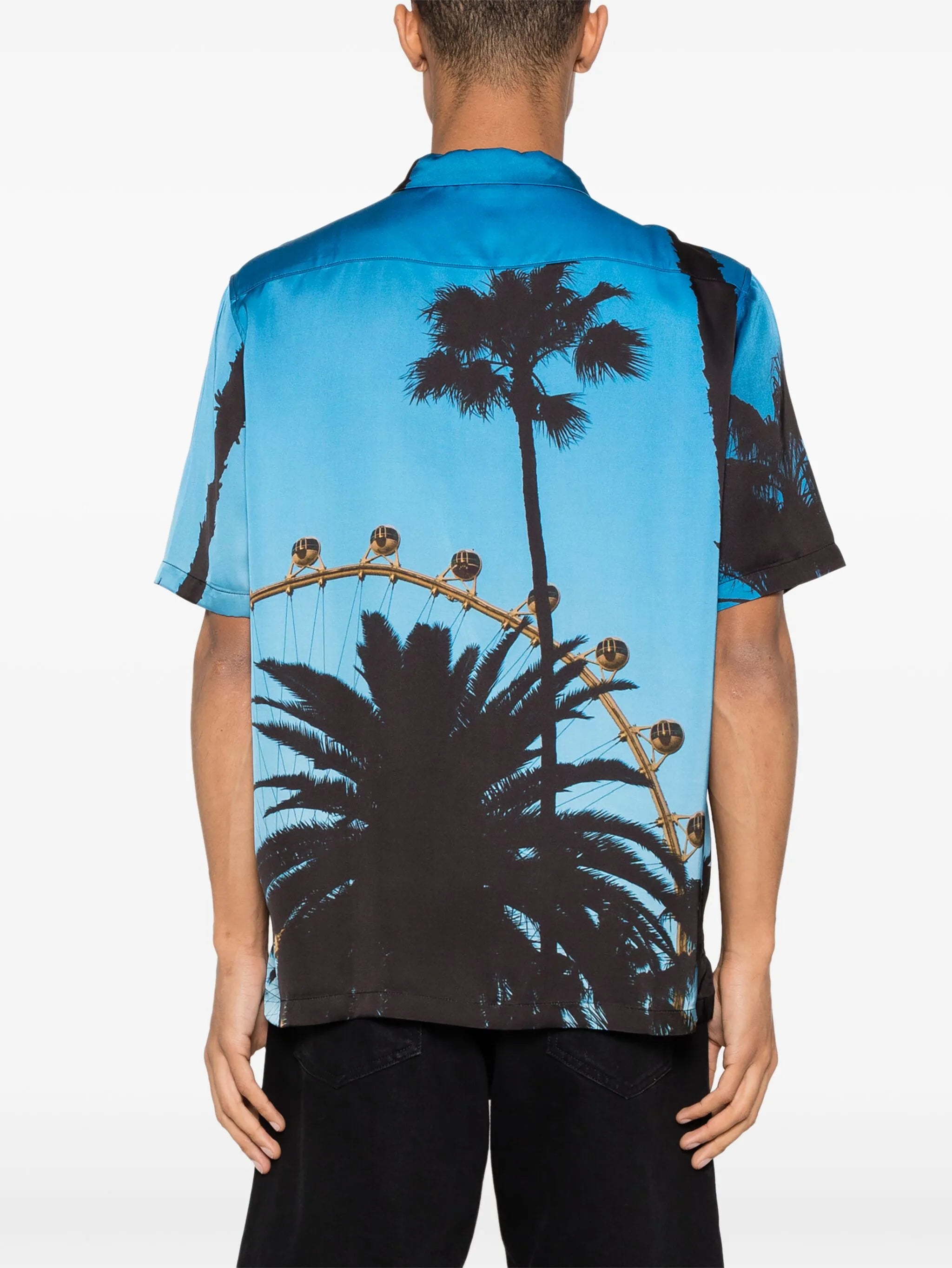 logo-embroidered shirt