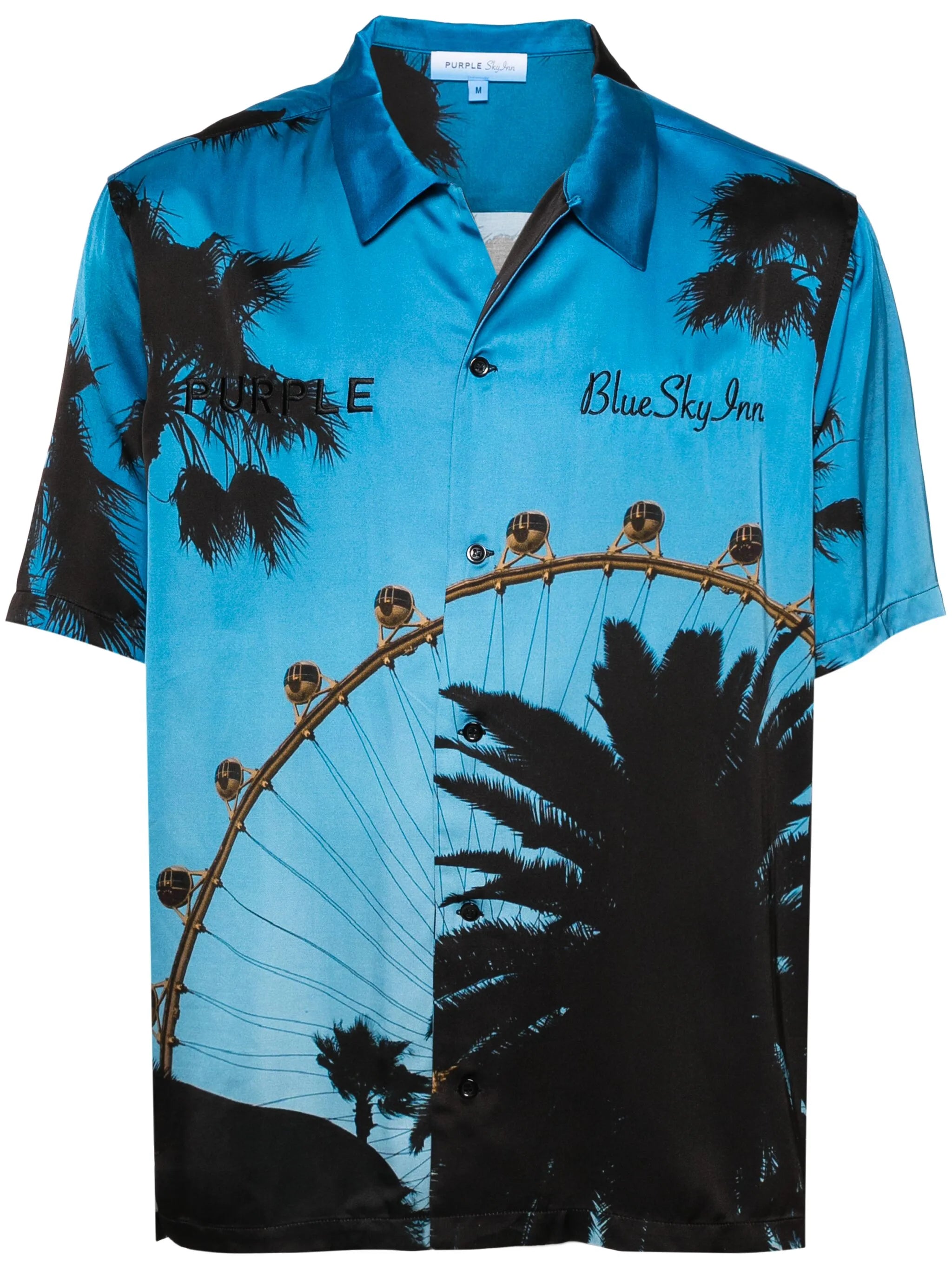 logo-embroidered shirt