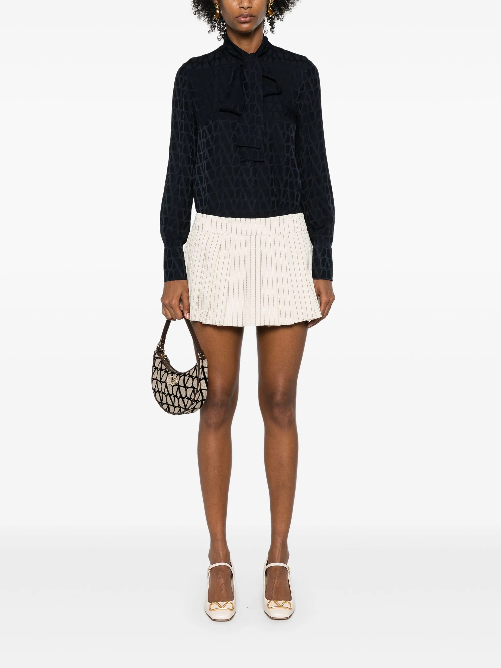 Toile Iconographe-jacquard blouse