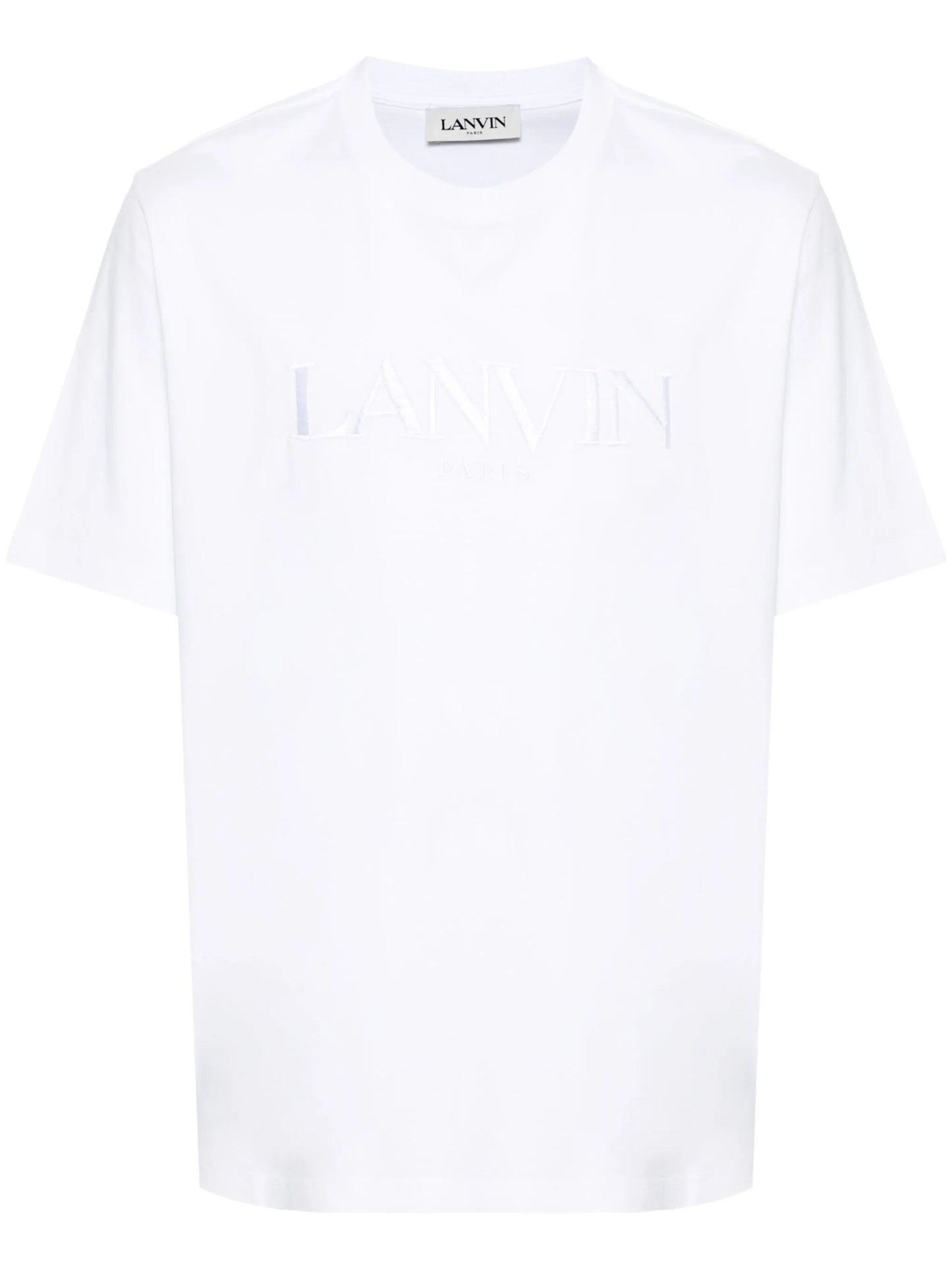 logo-embroidered cotton T-shirt