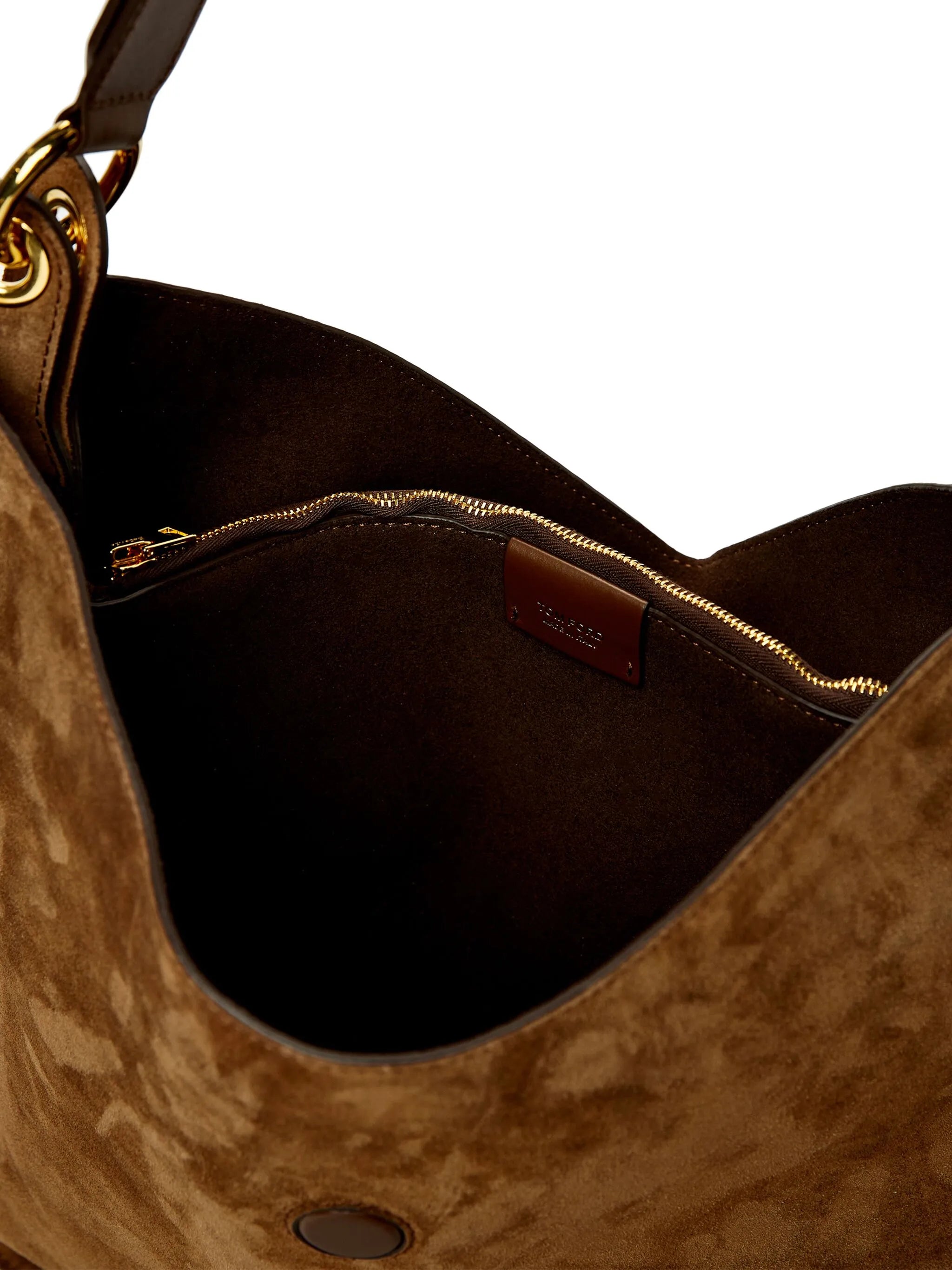small Tara suede shoulder bag