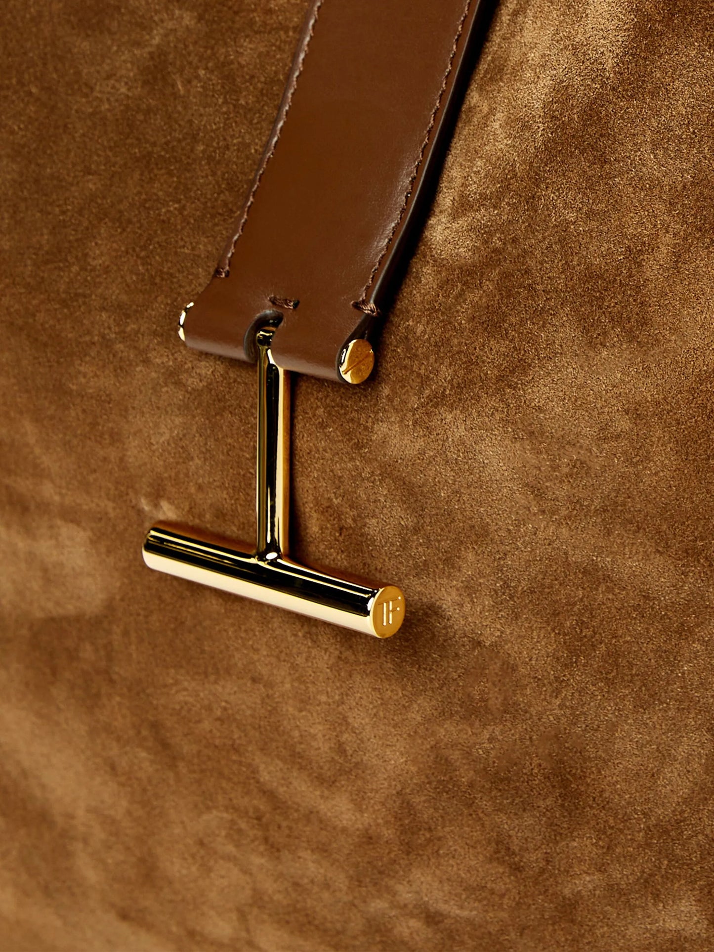 small Tara suede shoulder bag