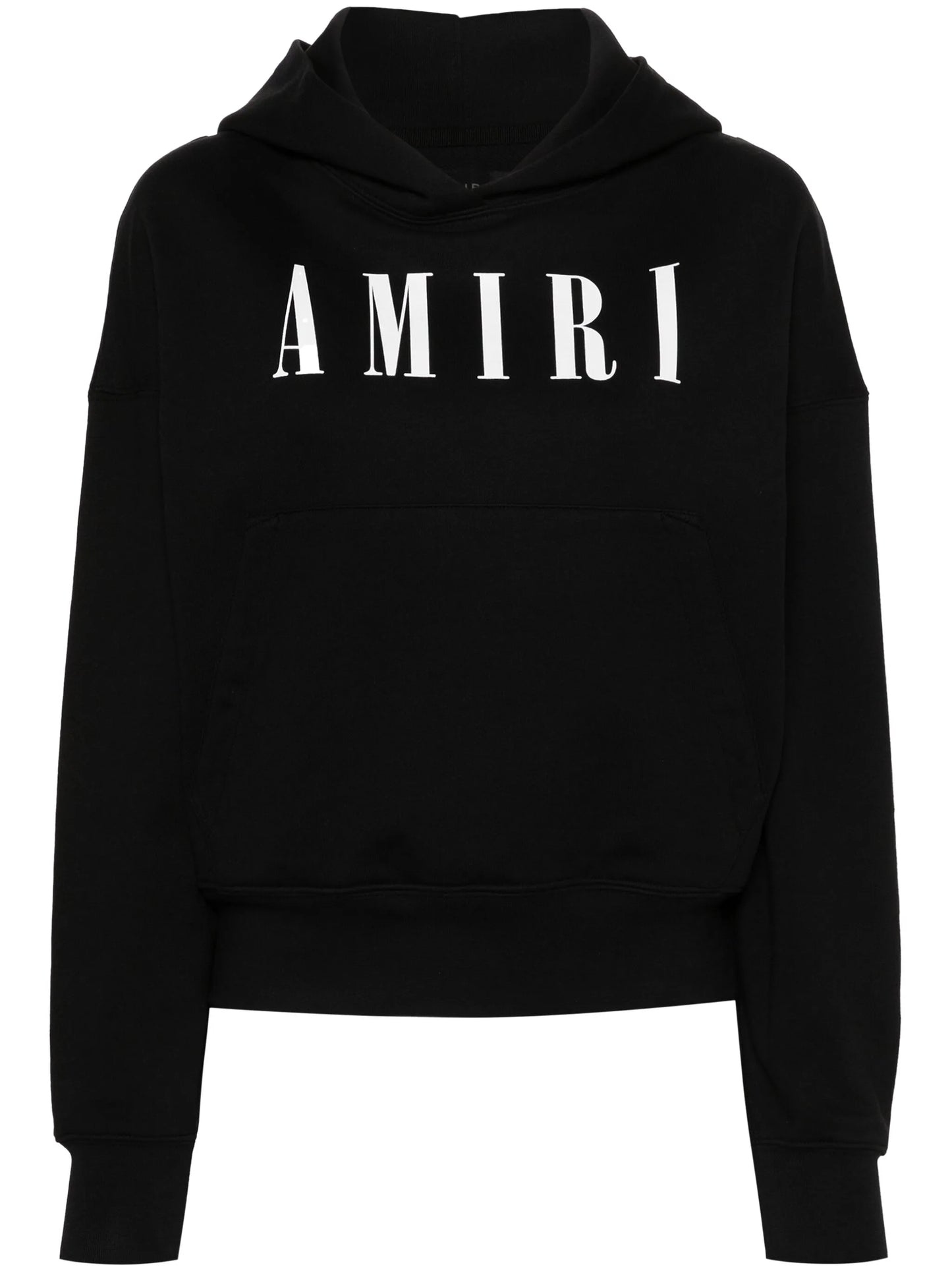 logo-print cotton hoodie