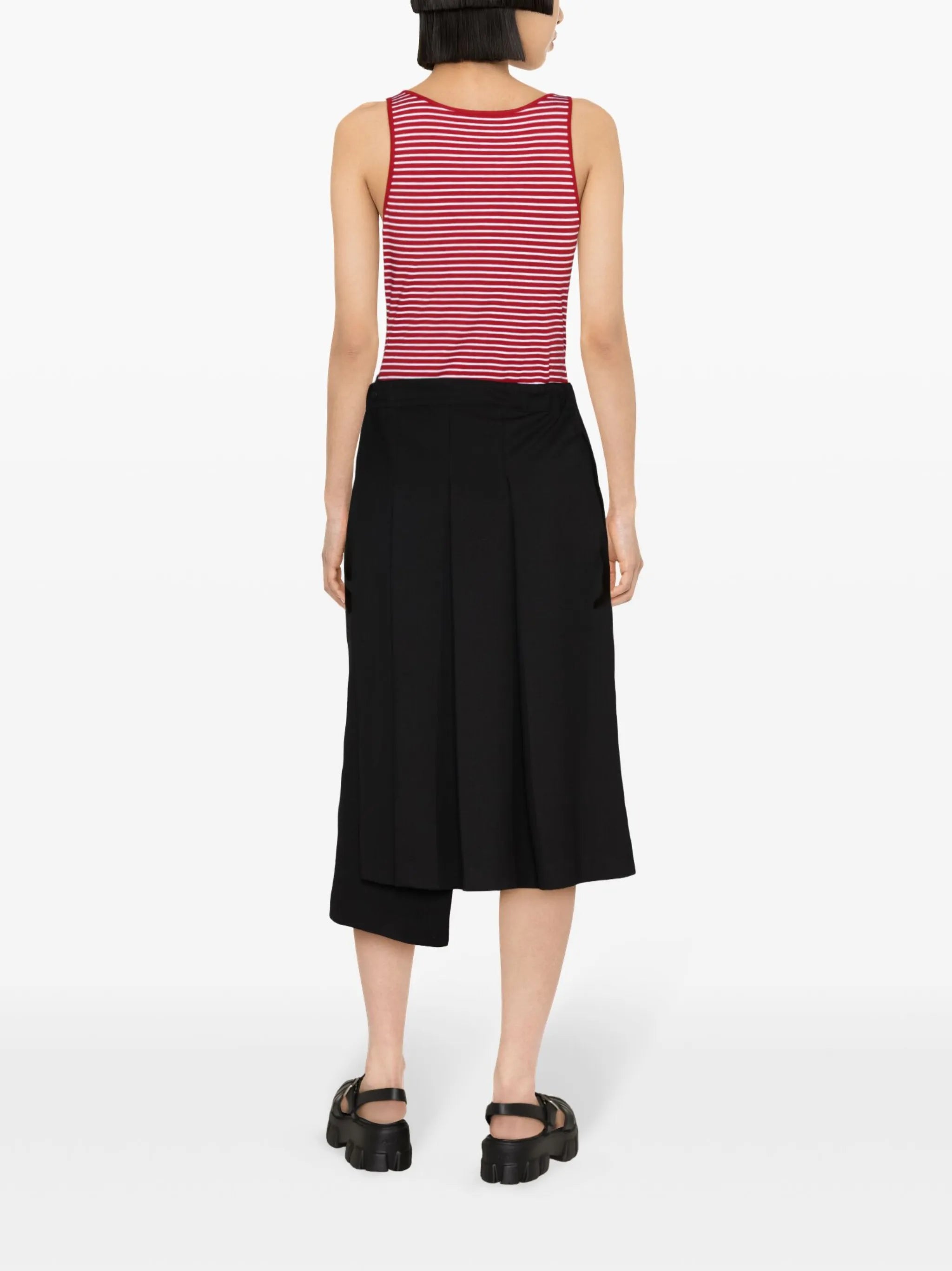 striped logo-appliqué bodysuit