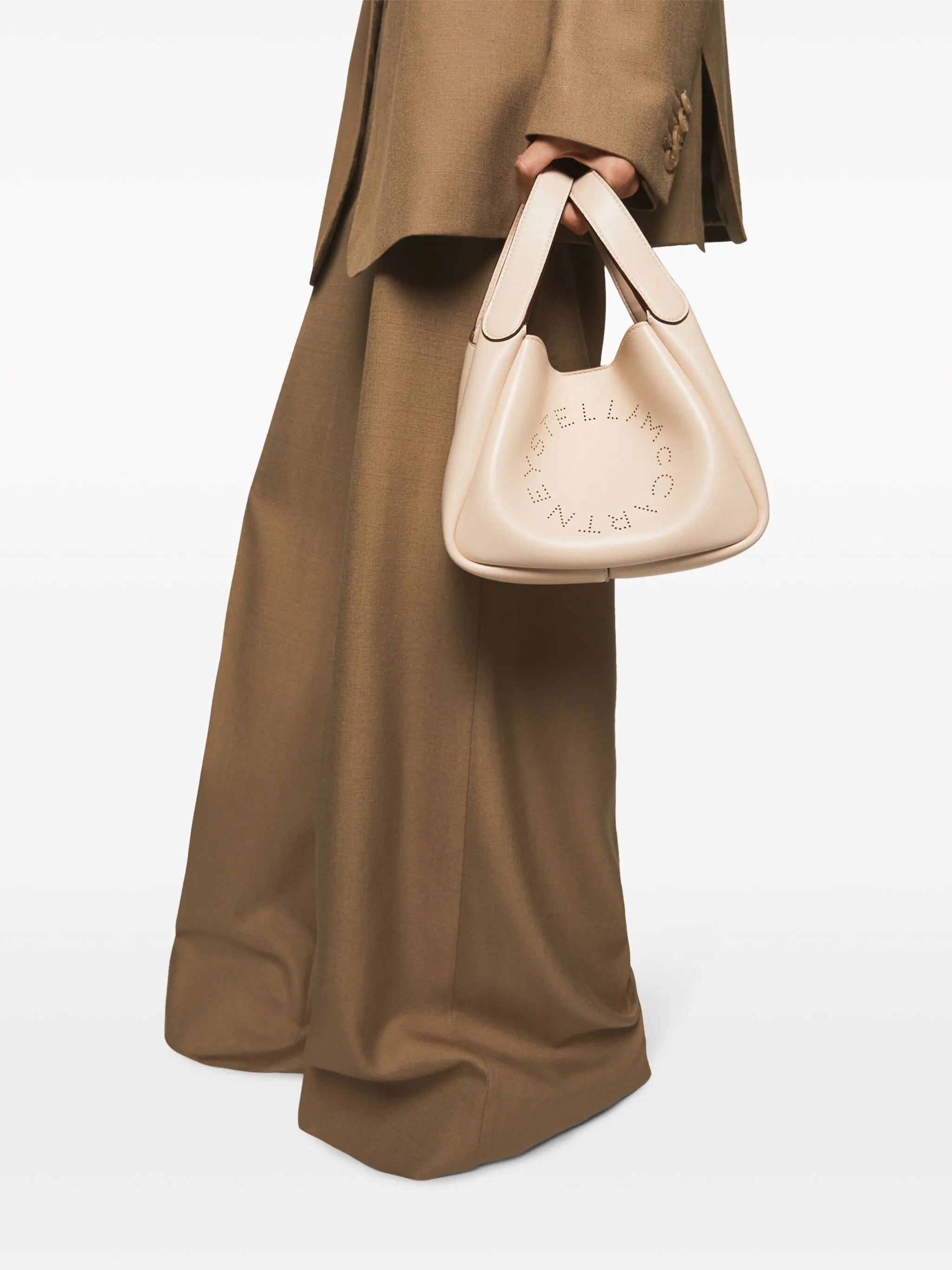 wide-leg tailored trousers