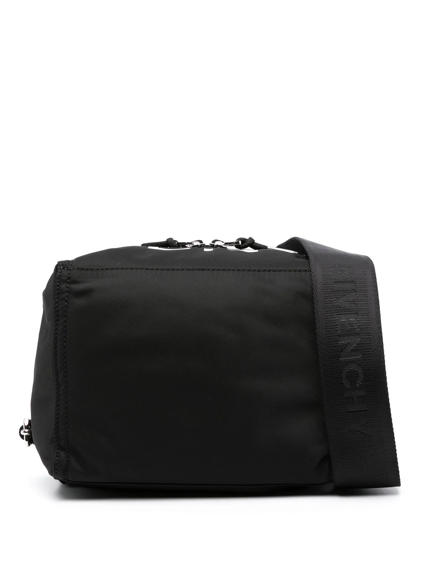 logo-print messenger bag