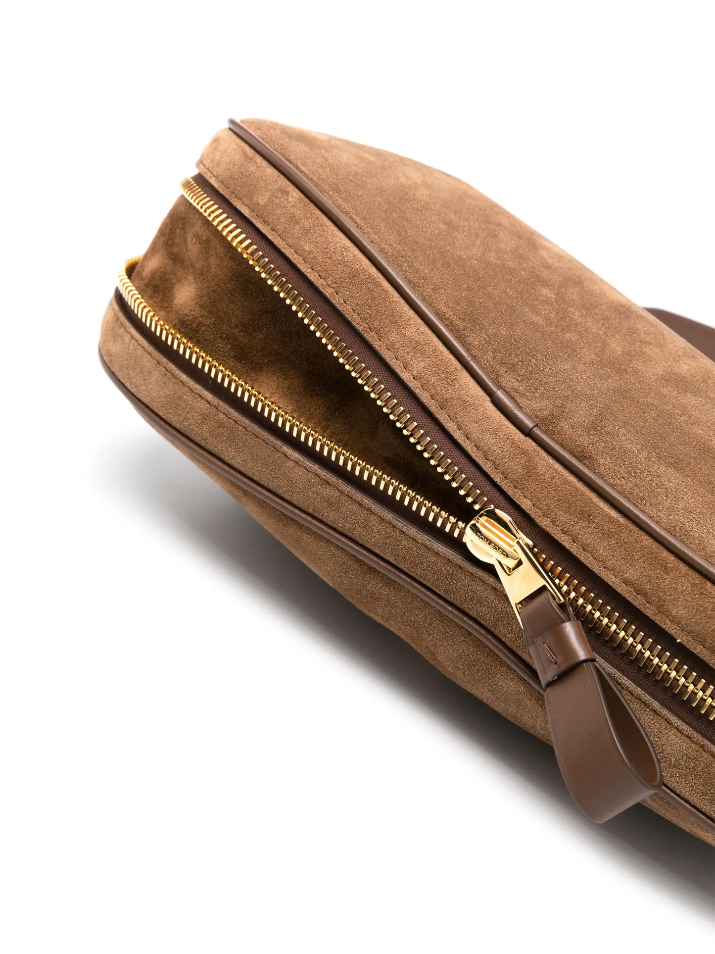medium Monarch suede shoulder bag