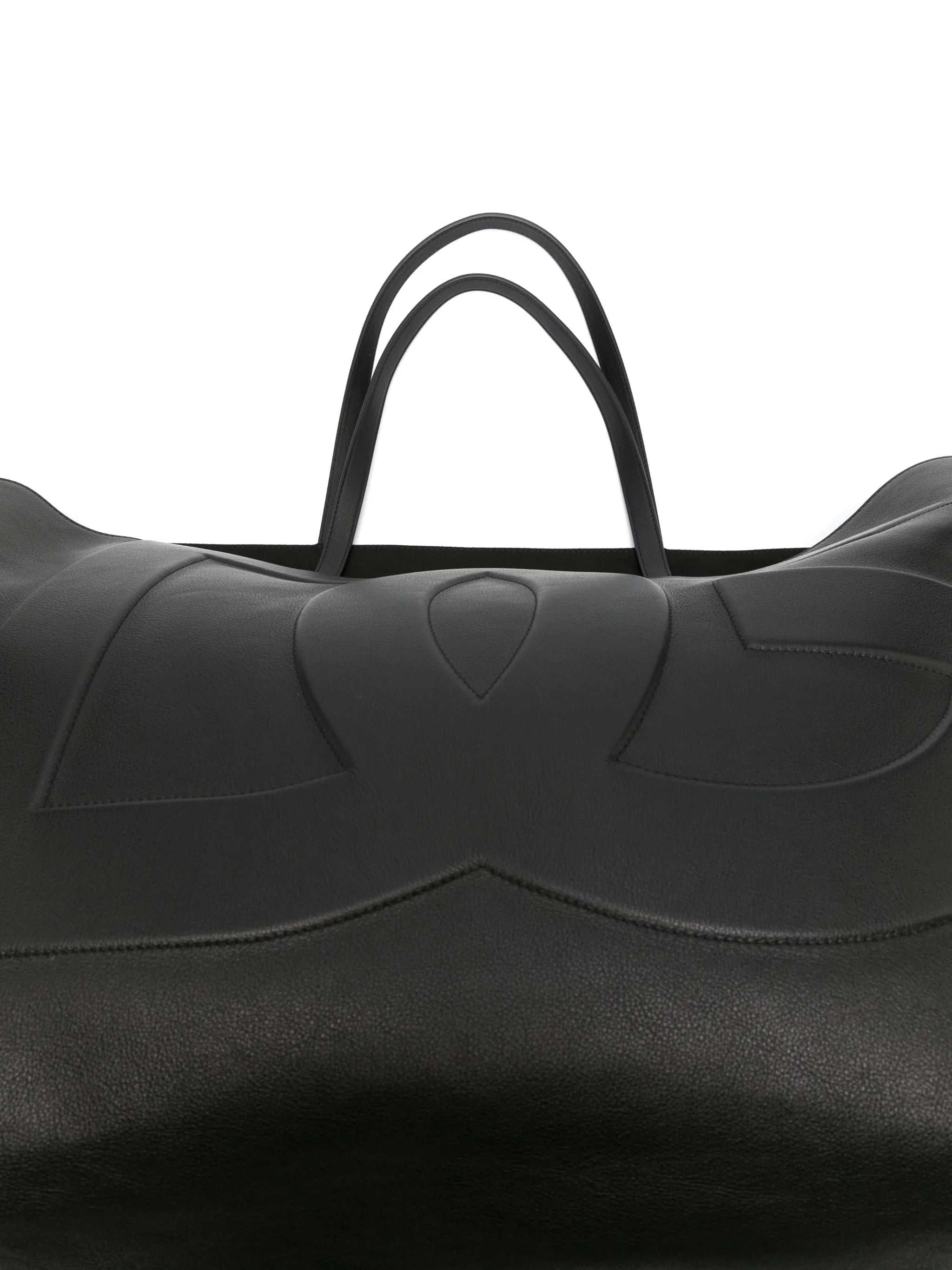 DG Logo leather tote bag