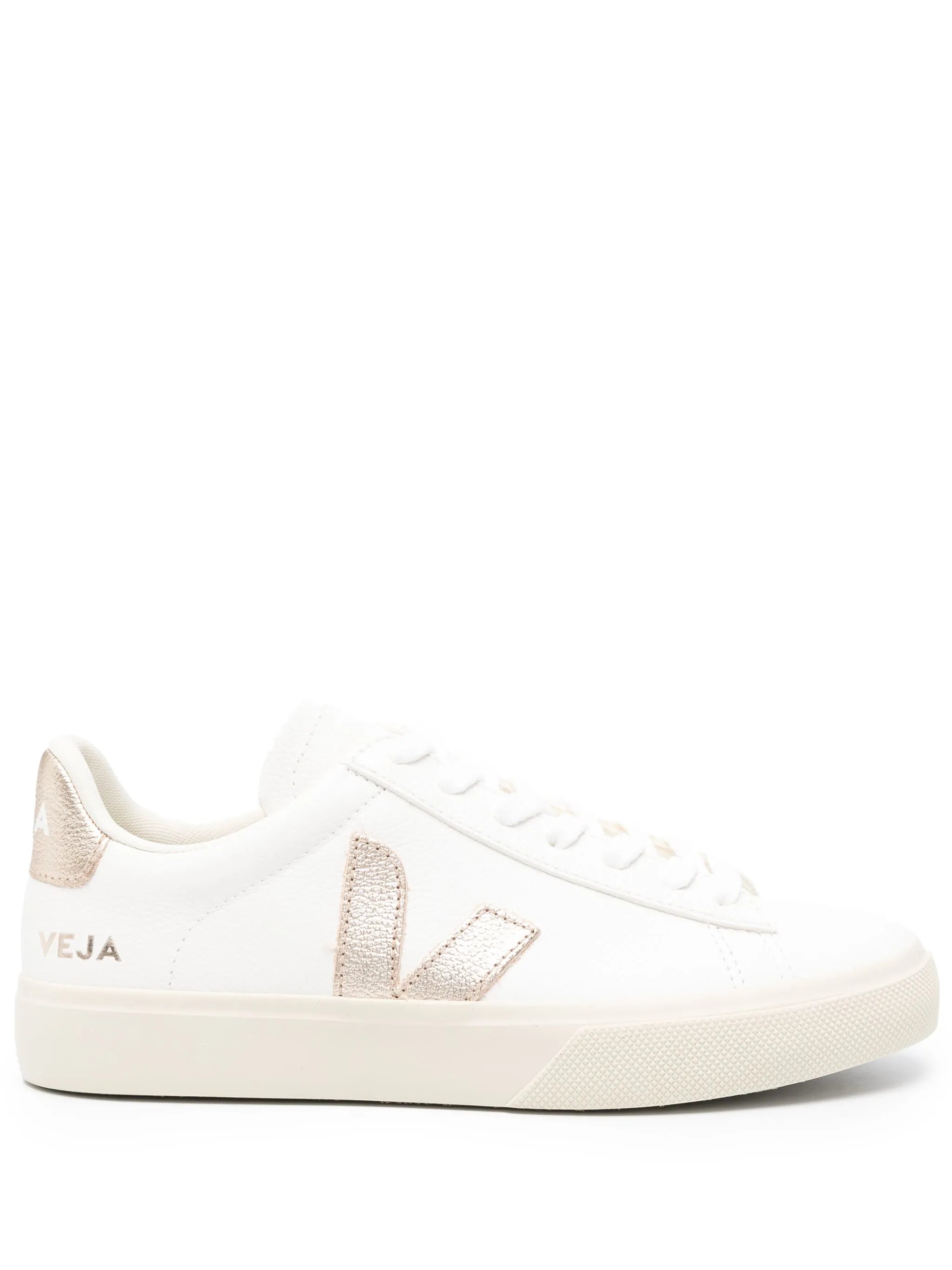 logo-patch leather sneakers
