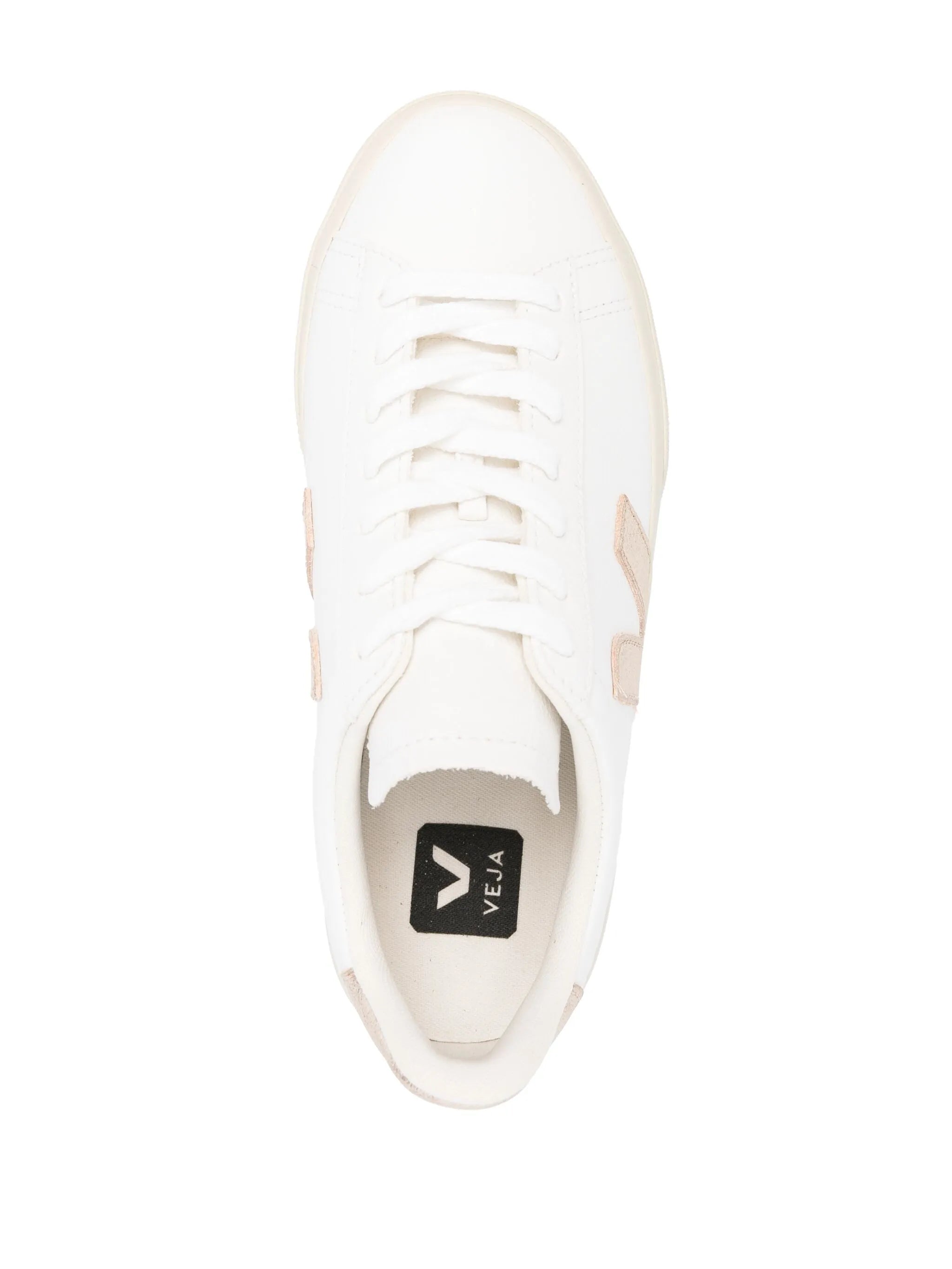 logo-patch leather sneakers