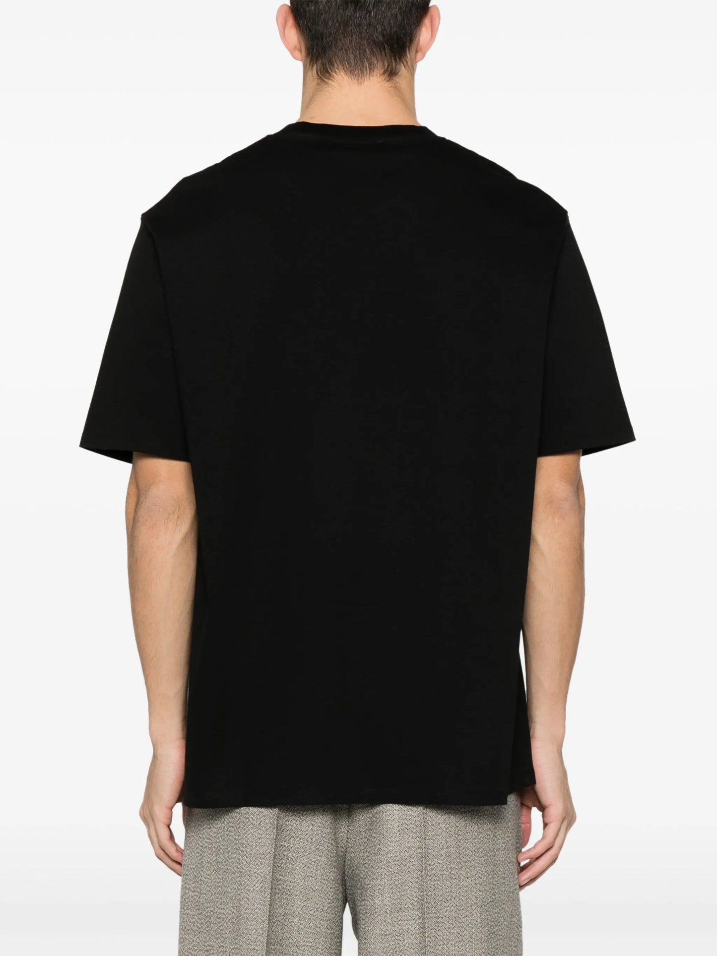 logo-embroidered cotton T-shirt
