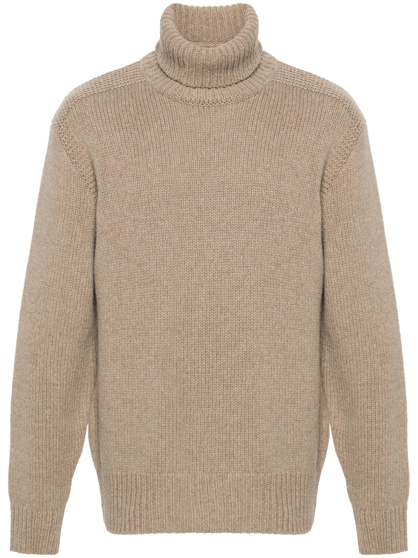roll-neck wool blend jumper