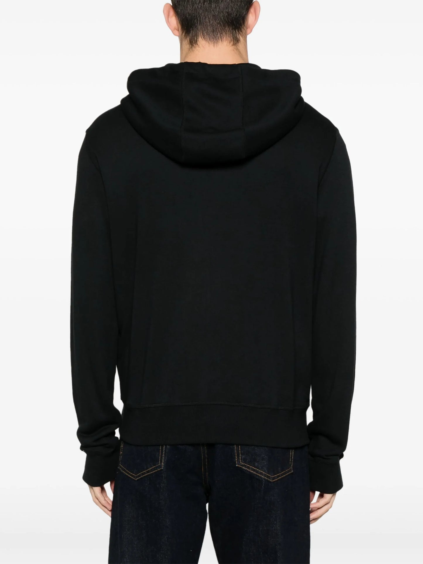jersey zip-up hoodie