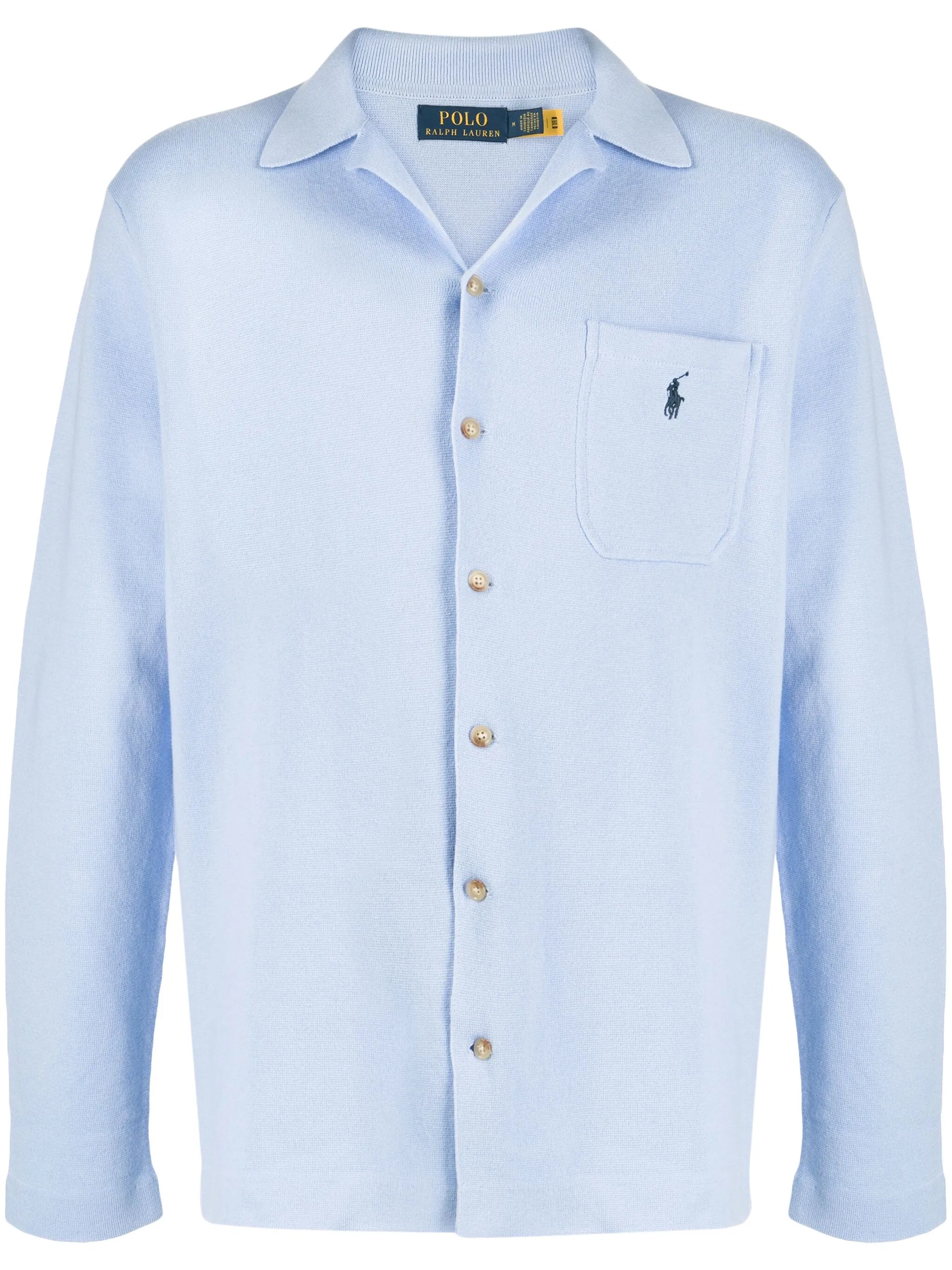 Polo Pony-motif cotton cardigan