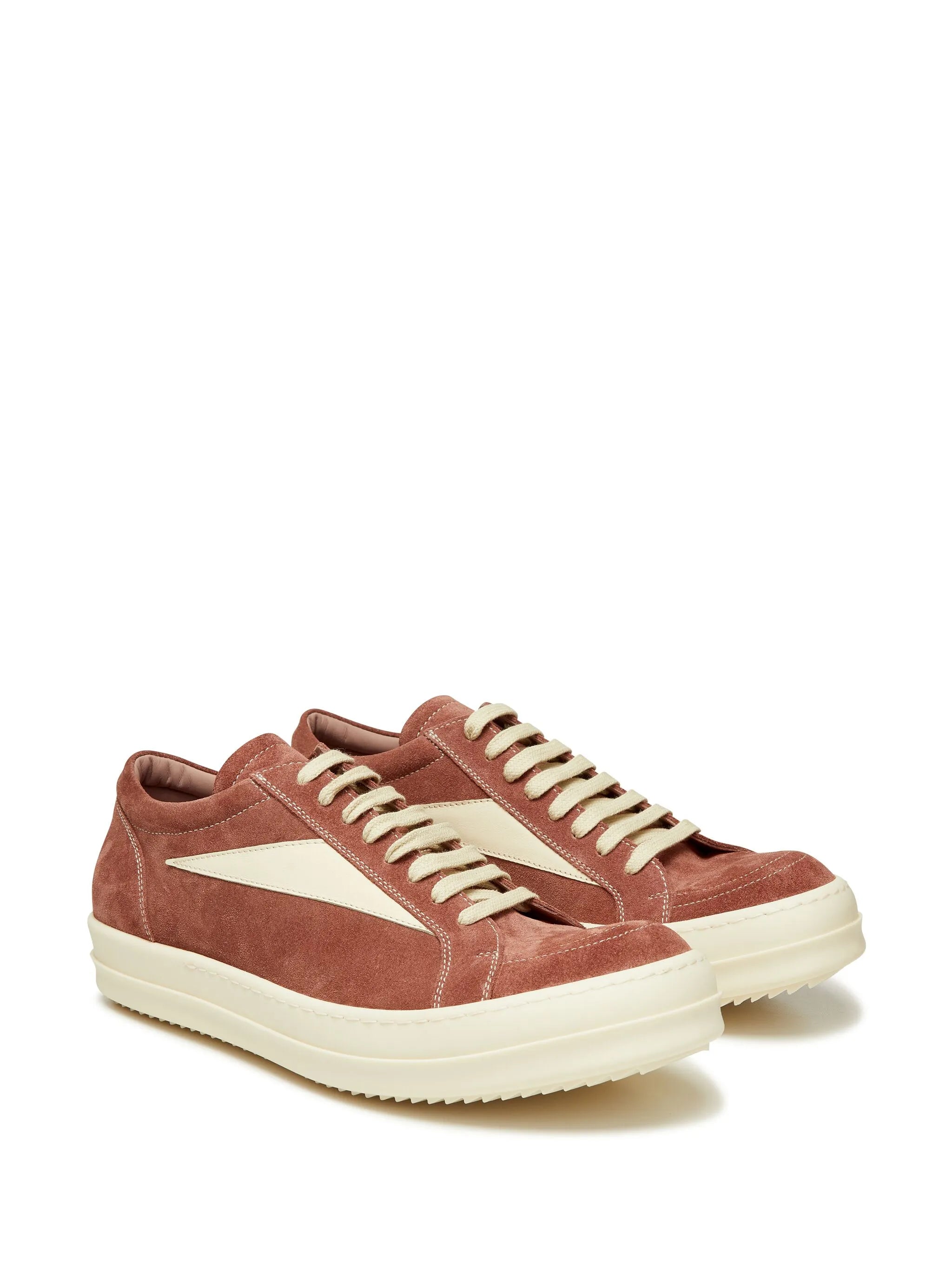 Vintage low-top suede sneakers