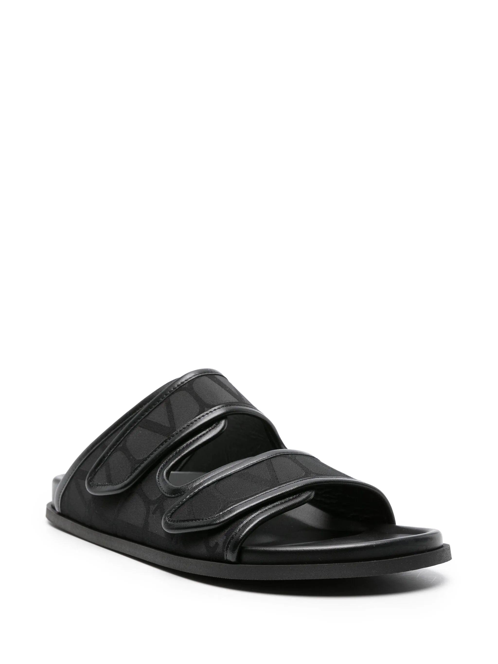 VLogo jacquard sandals