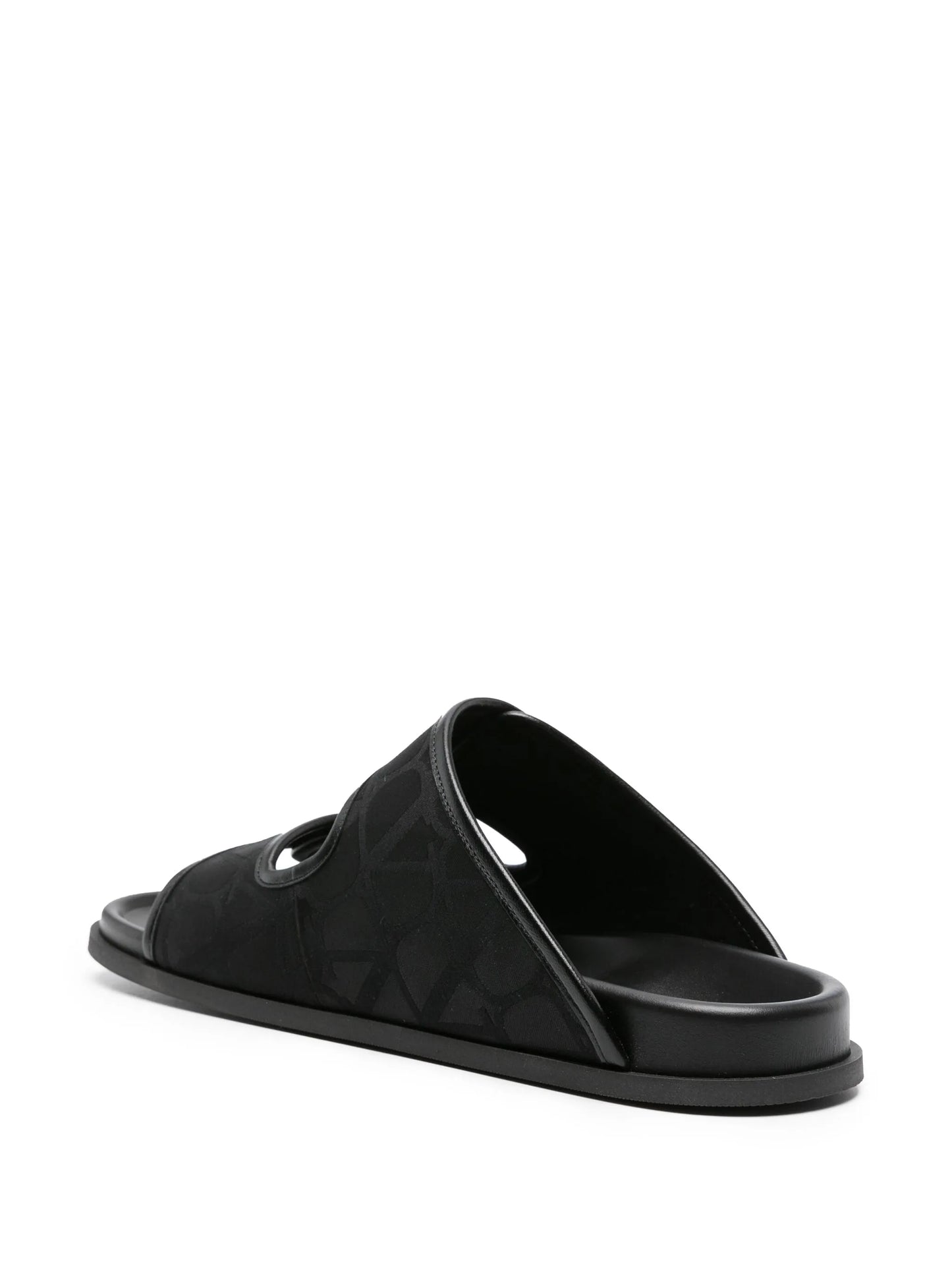 VLogo jacquard sandals
