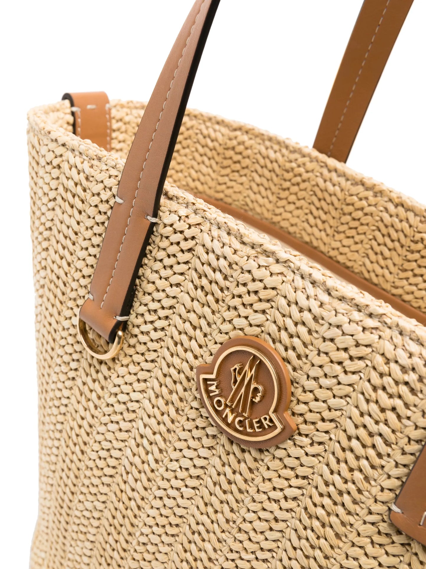 small Hubba raffia tote bag