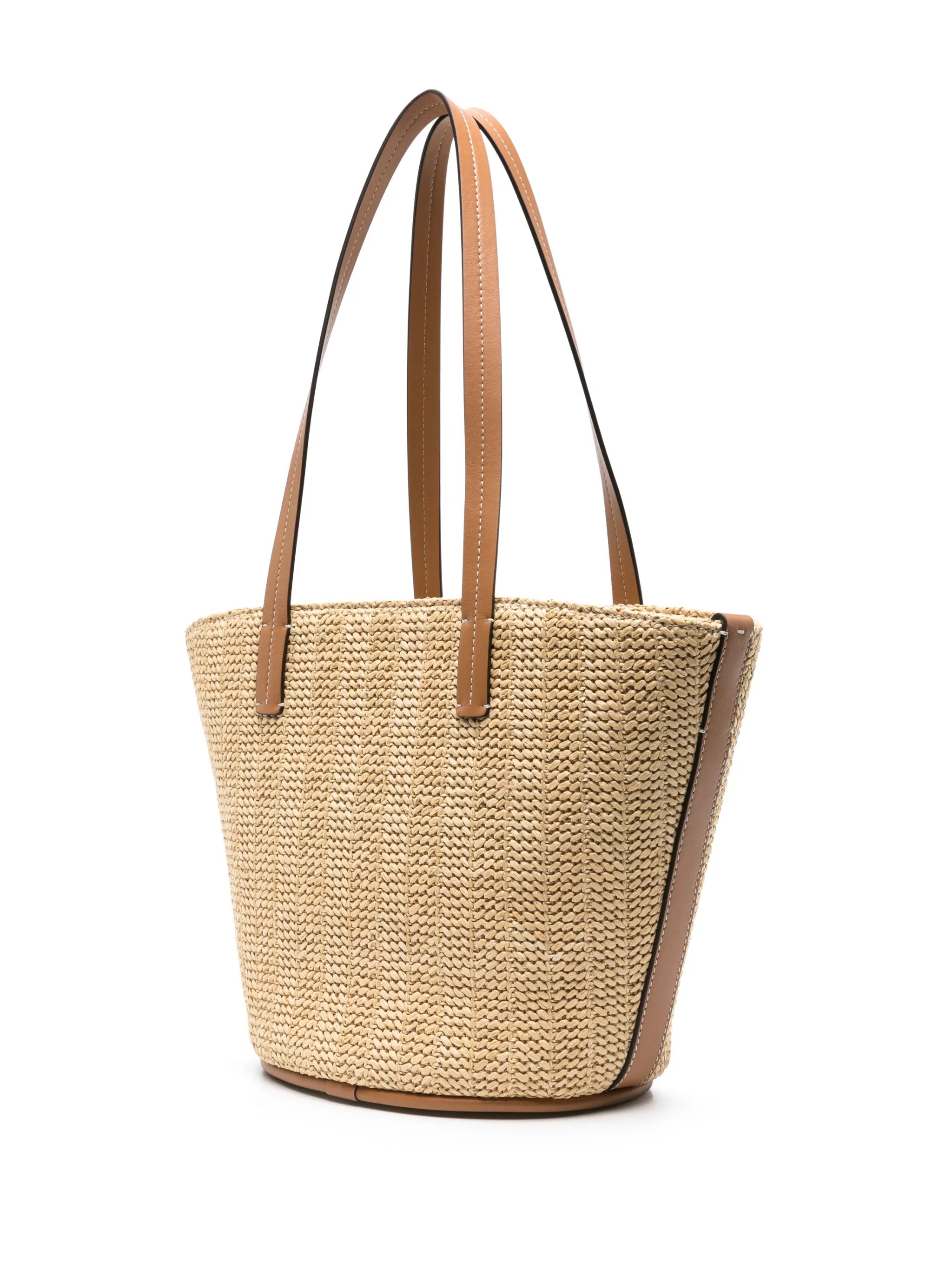 small Hubba raffia tote bag